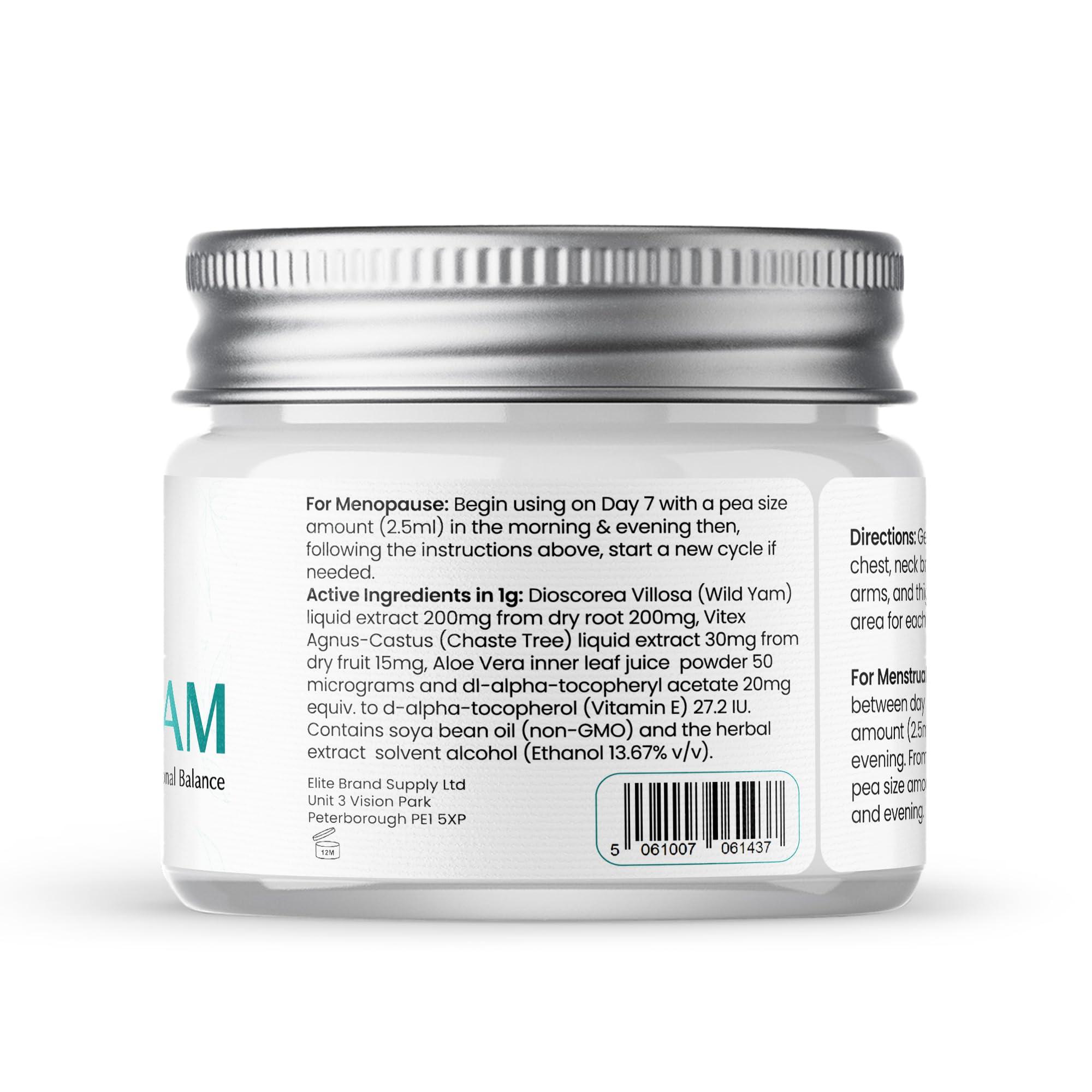 Wild Yam Cream 4.2 OZ | Wild Yam Cream For Hormone Balance & Menopause Relief | 100% All Natural Ingredients - Image 5