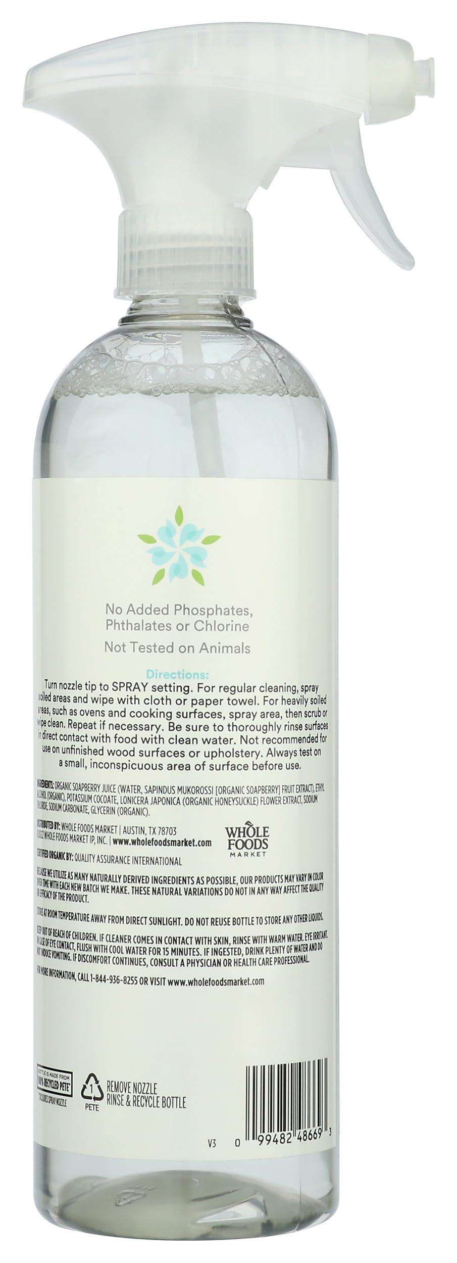365 by Whole Foods Market, Organic Multi-Surface Cleaner, Unscented, 24 Fl Oz - Image 2