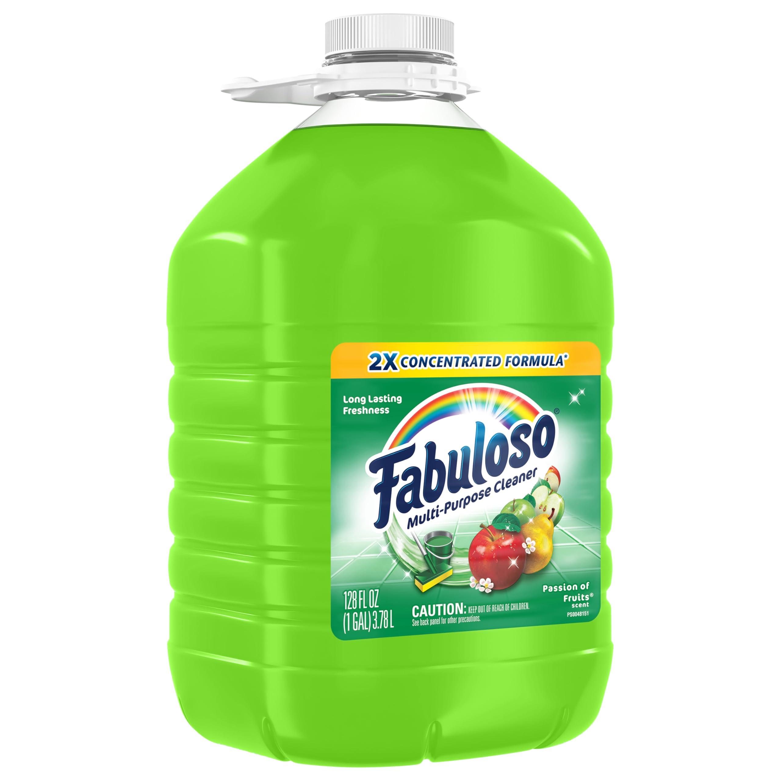 Fabuloso Multi-Purpose Cleaner, 2X Concentrated Formula, Passion of Fruits Scent, 128 oz, 4 pack - Image 9