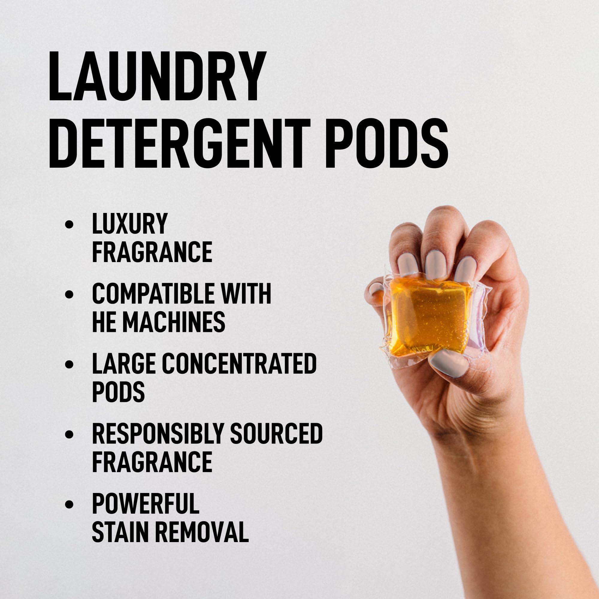 Laundry Sauce - Luxury Scented Laundry Detergent Pods & Scent Booster Bundle (Australian Sandalwood), Premium Laundry Washing Pods with High-End, Sophisticated Fragrances, Dye Free & HE Compatible - Image 6