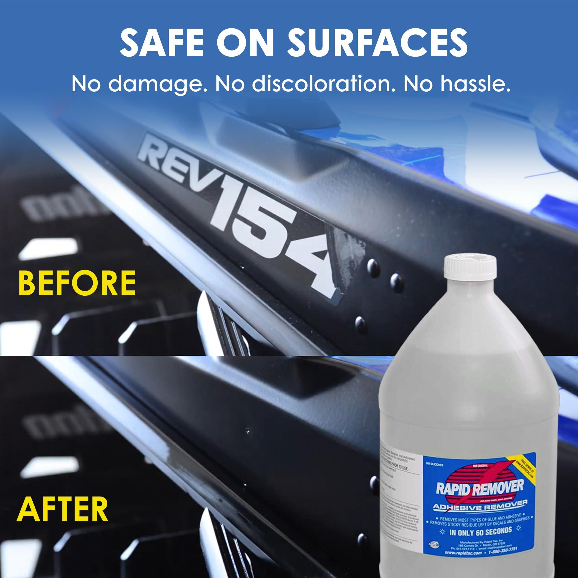 RapidTac Remover Adhesive Remover Kit with Lil Chizler and Plastic Razor Blade with 5 Extra Blades (Gallon Kit) - Image 7