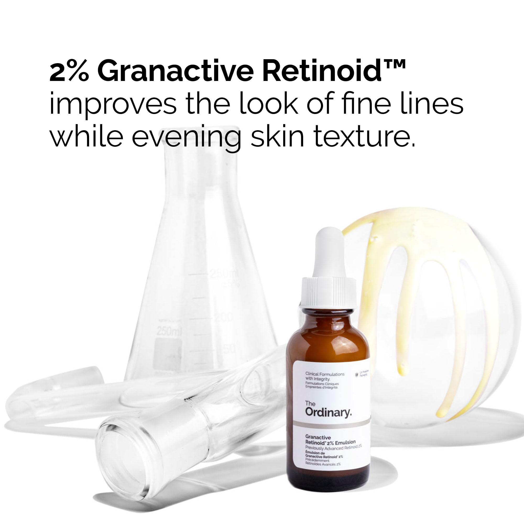 The Ordinary Granactive Retinoid 2% Emulsion, Advanced Retinoid Alternative for Anti-Aging and Skin Texture Improvement, 1 Fl Oz - Image 3