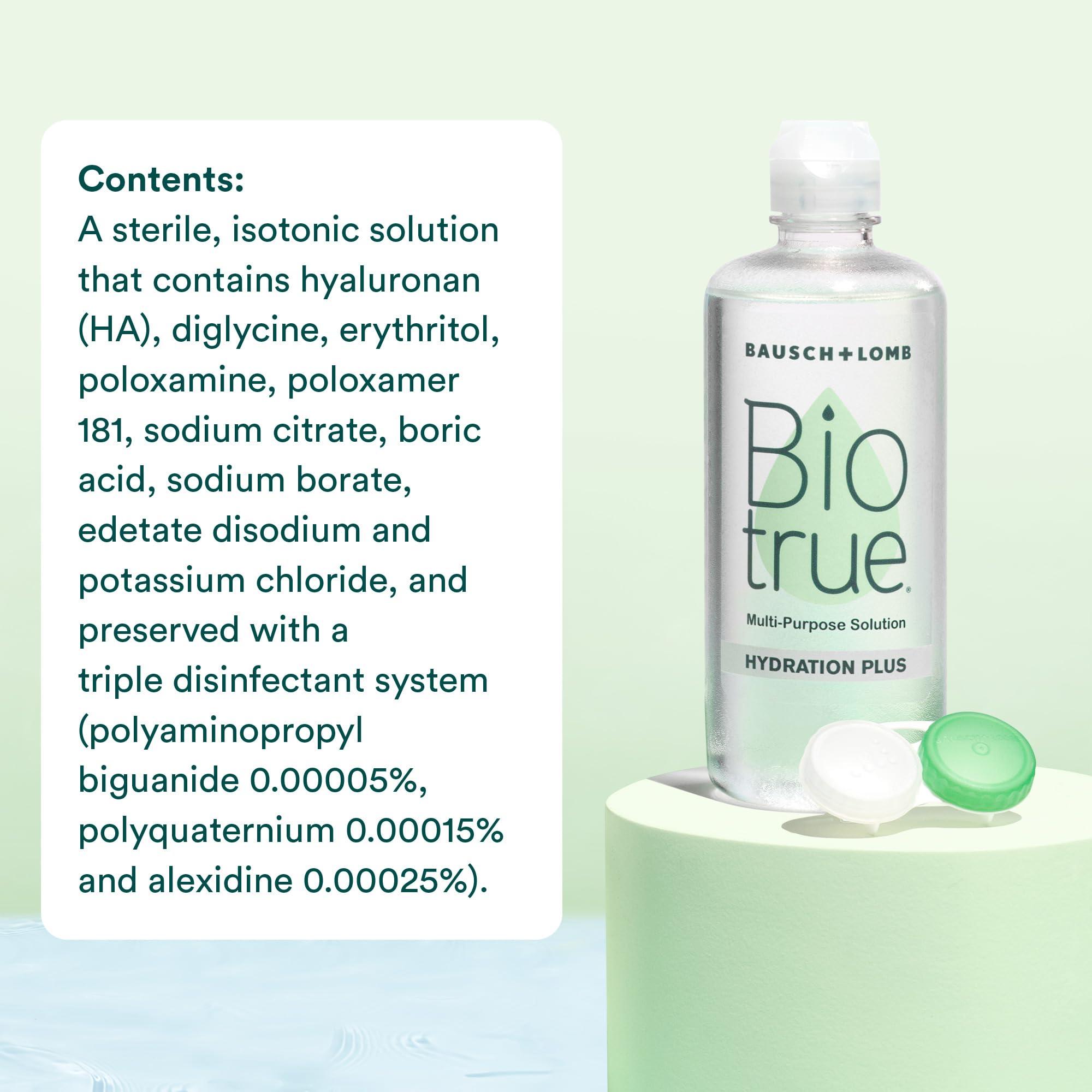 Biotrue Contact Lens Solution, Multi-Purpose Solution for Soft Contact Lenses, Lens Case Included, 10 FL OZ - Image 6