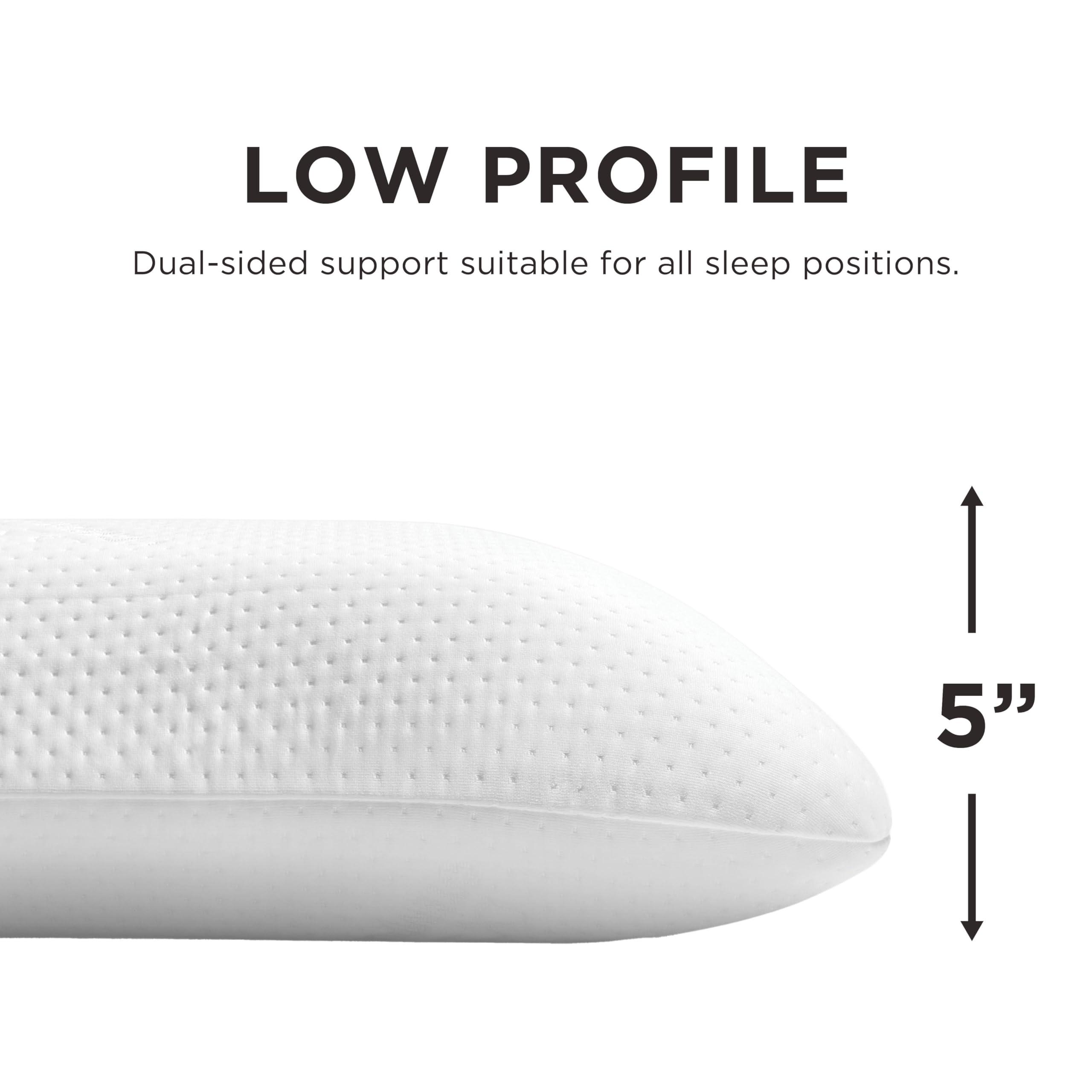 Tempur-Pedic Memory Foam Symphony Pillow Luxury Soft Feel, Standard, White - Image 2