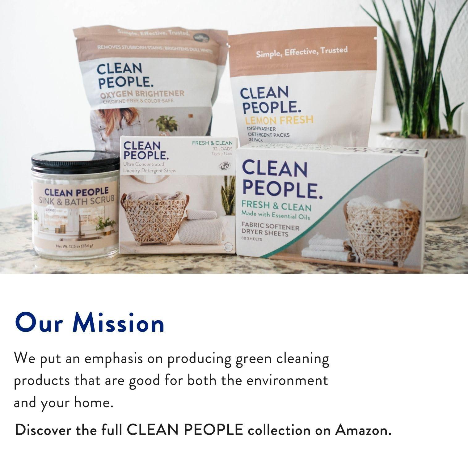 The Clean People Liquid Laundry Detergent - Recyclable Packaging, Stain Fighting - Ultra Concentrated, Laundry Soap - Spring Scent, 50 fl oz - Image 7