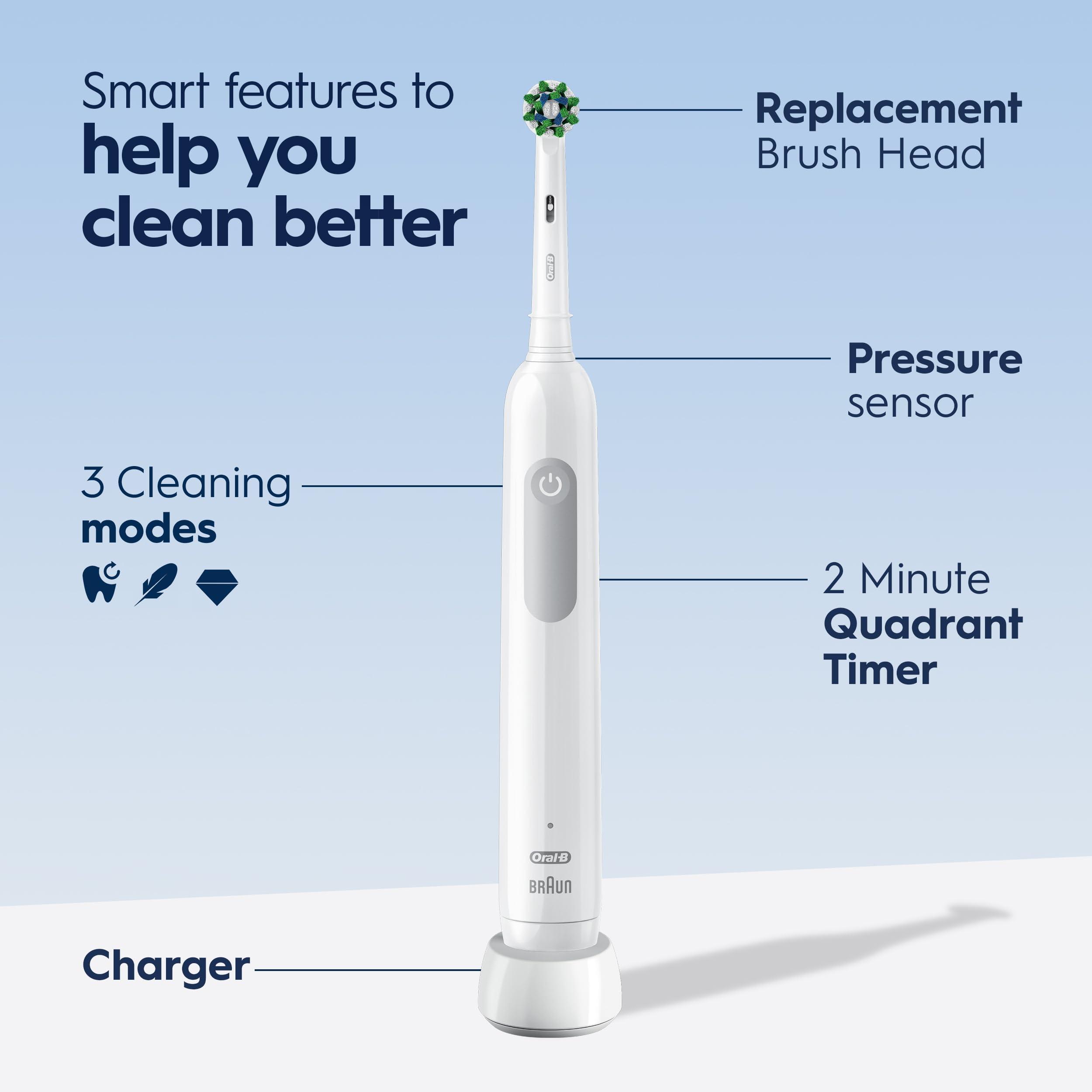 Oral-B Pro 1000 Rechargeable Electric Toothbrush, White - Image 4