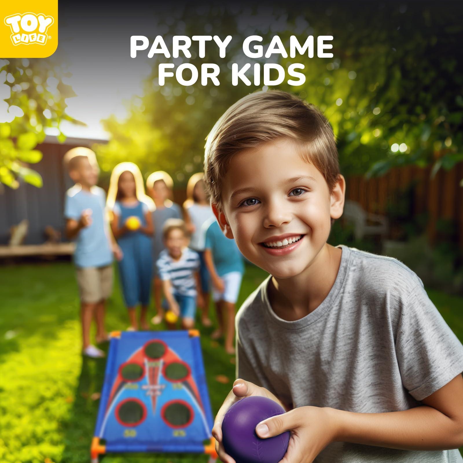TOY Life Bean Bags Toss Carnival Game, Cornhole, Outdoor Toys for Kids Ages 4-8, Backyard Game Sports & Outdoor Play, Outside Toys for Ages 5-7, Family Lawn Yard Games Birthday Party, Gift for Boys - Image 7