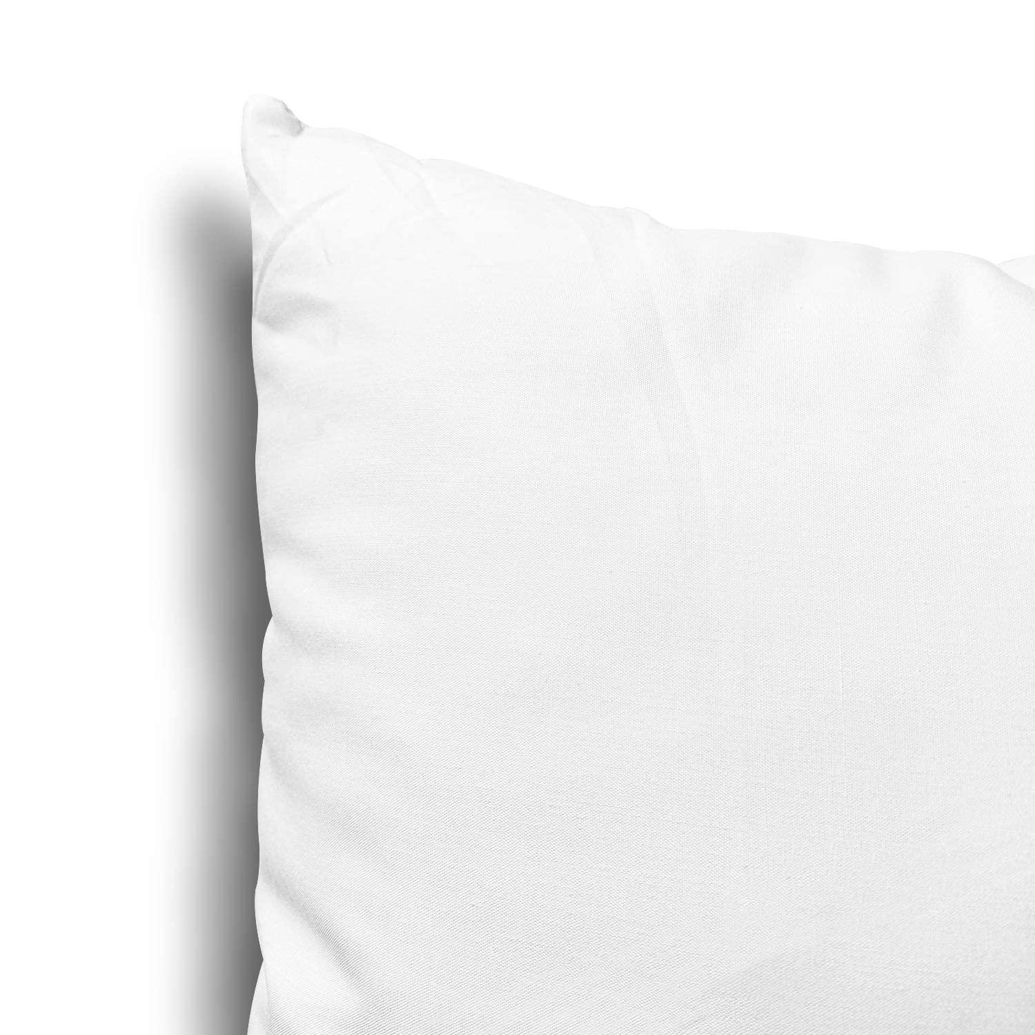 EDOW Throw Pillow Inserts, Set of 2 Lightweight Down Alternative Polyester Pillow, Couch Cushion, Sham Stuffer, Machine Washable. (White, 12x20) - Image 6