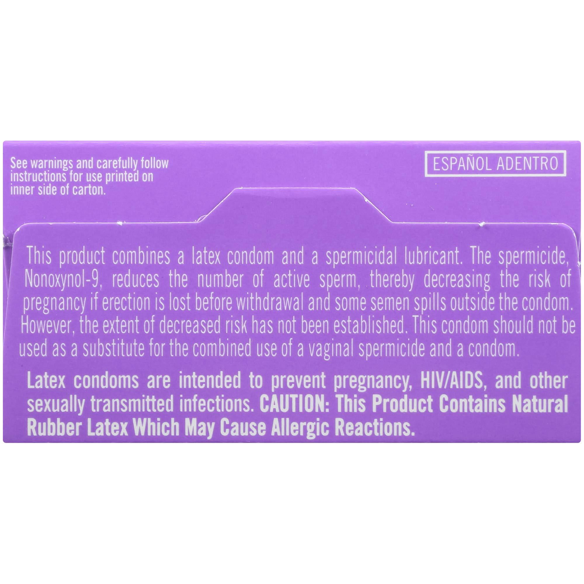 Trojan Her Pleasure Sensations Spermicidal Lubricated Condoms, 12ct - Image 8