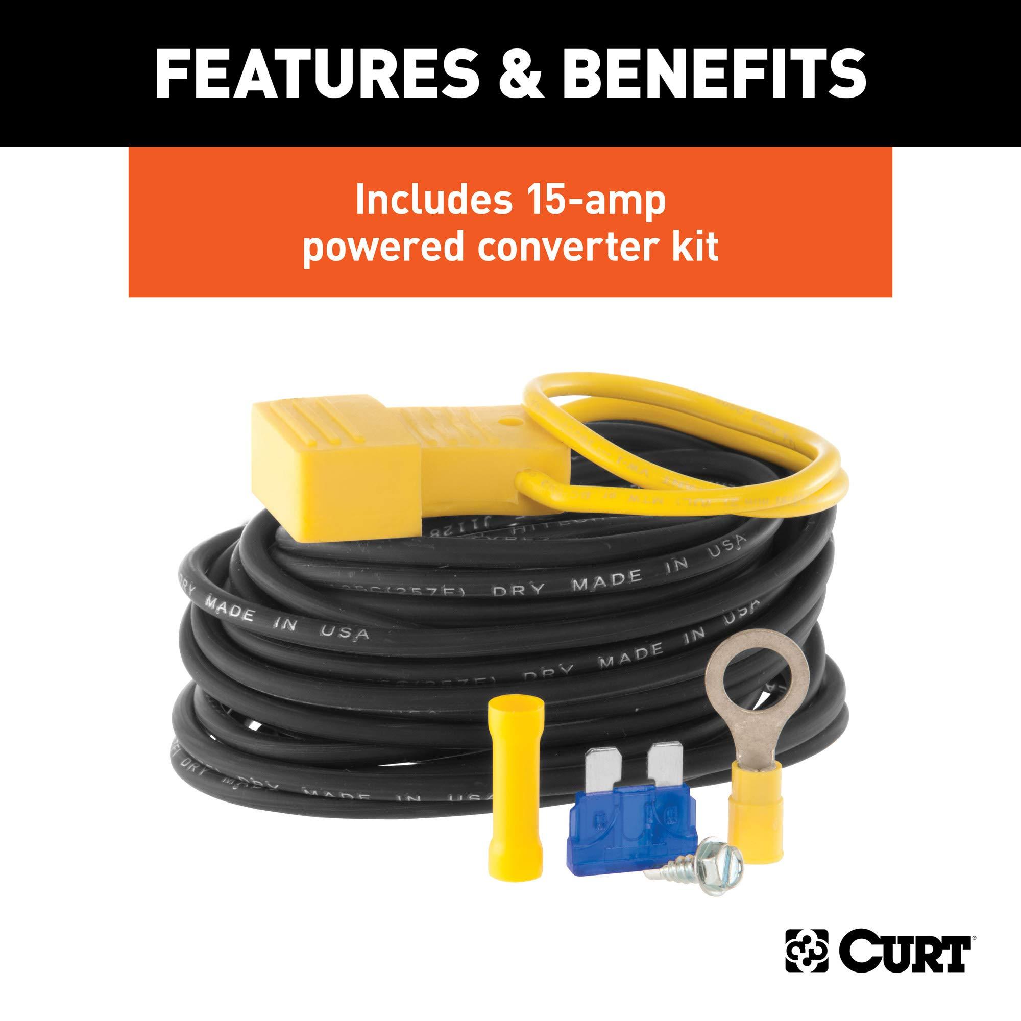 CURT 59236 Weather-Resistant Multi-Function Splice-in Trailer Tail Light Converter Kit, 4-Pin Wiring Harness - Image 9