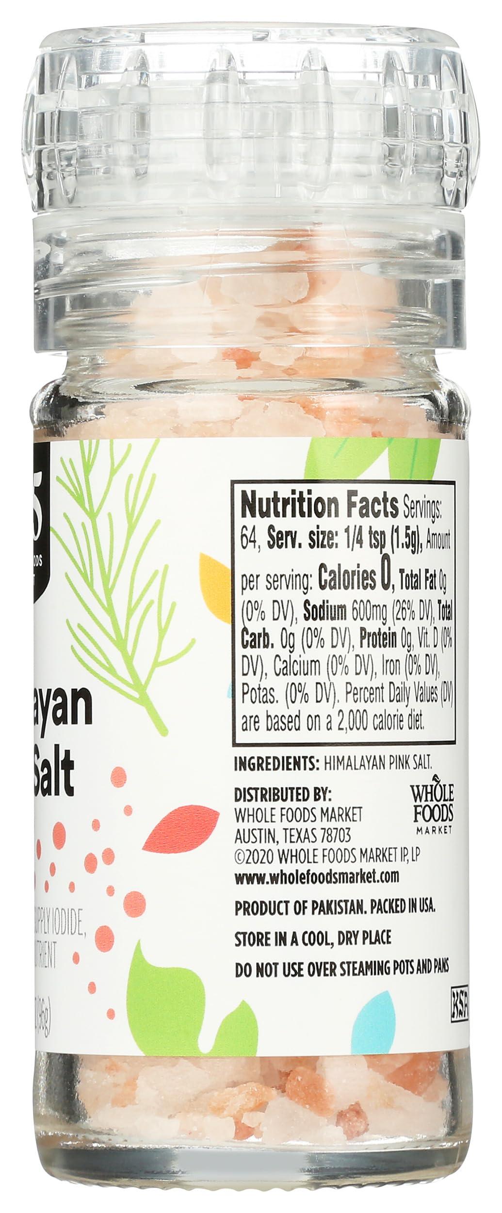 365 by Whole Foods Market, Himalayan Pink Salt Grinder, 3.38 Ounce - Image 7