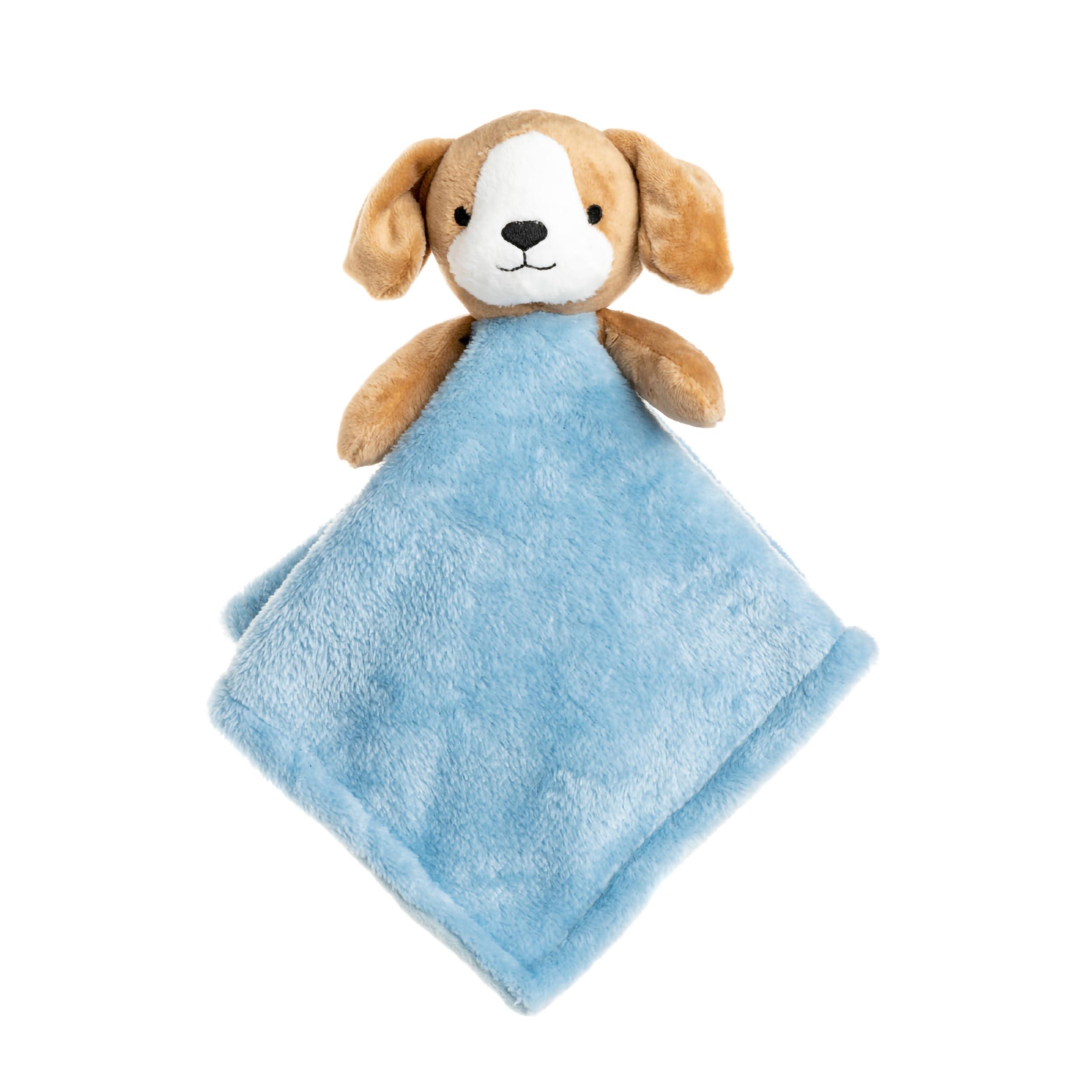 KIDS PREFERRED Carter's Baby Blanket Unisex Loveys for Babies Essentials, Newborn Boys and Girls Security Blankets with Soft Minky Fabric, Snuggle Toy Plush Stuffed Animal - Puppy
