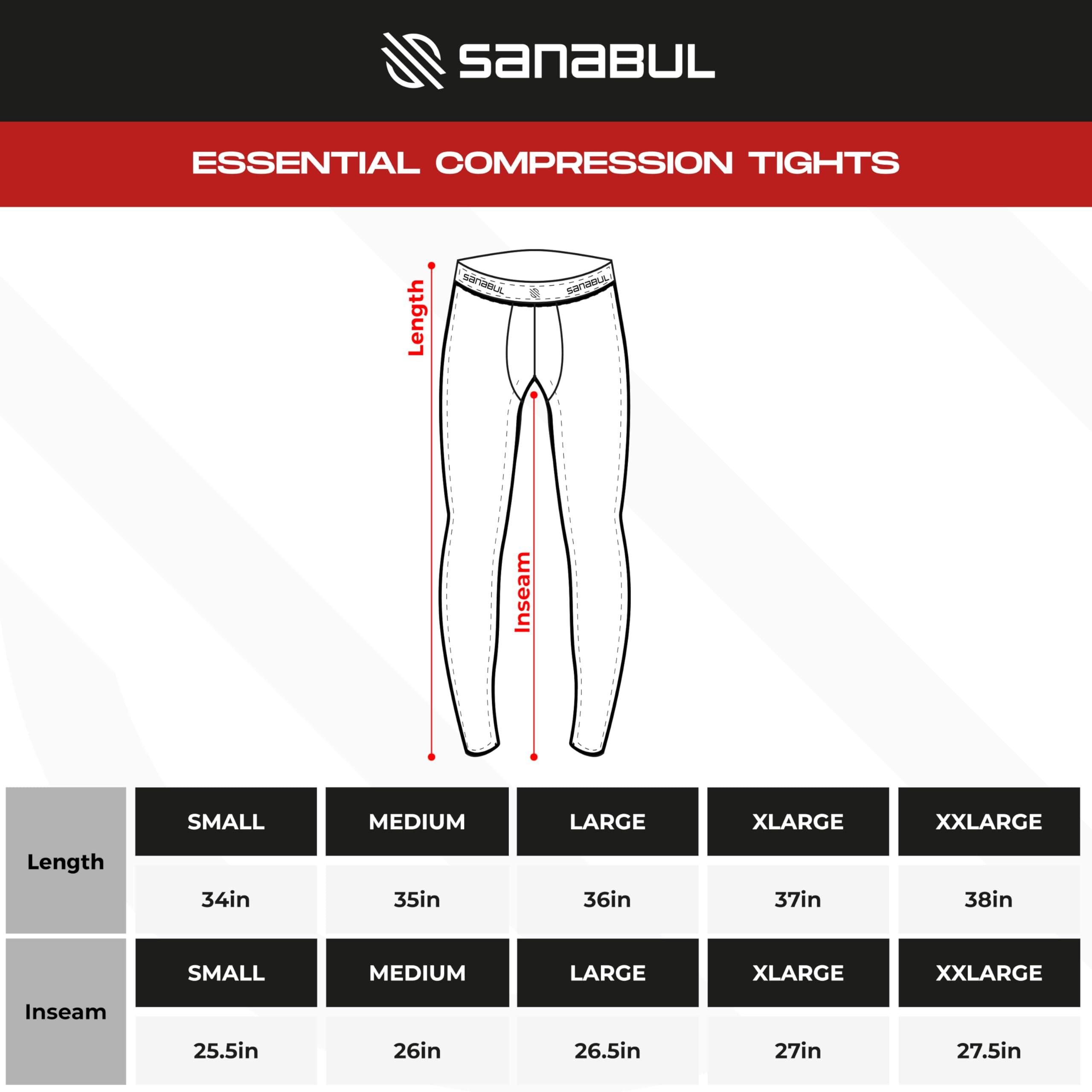 Sanabul Essential Compression Tights Men No Gi Jiu Jitsu Spats - Image 6