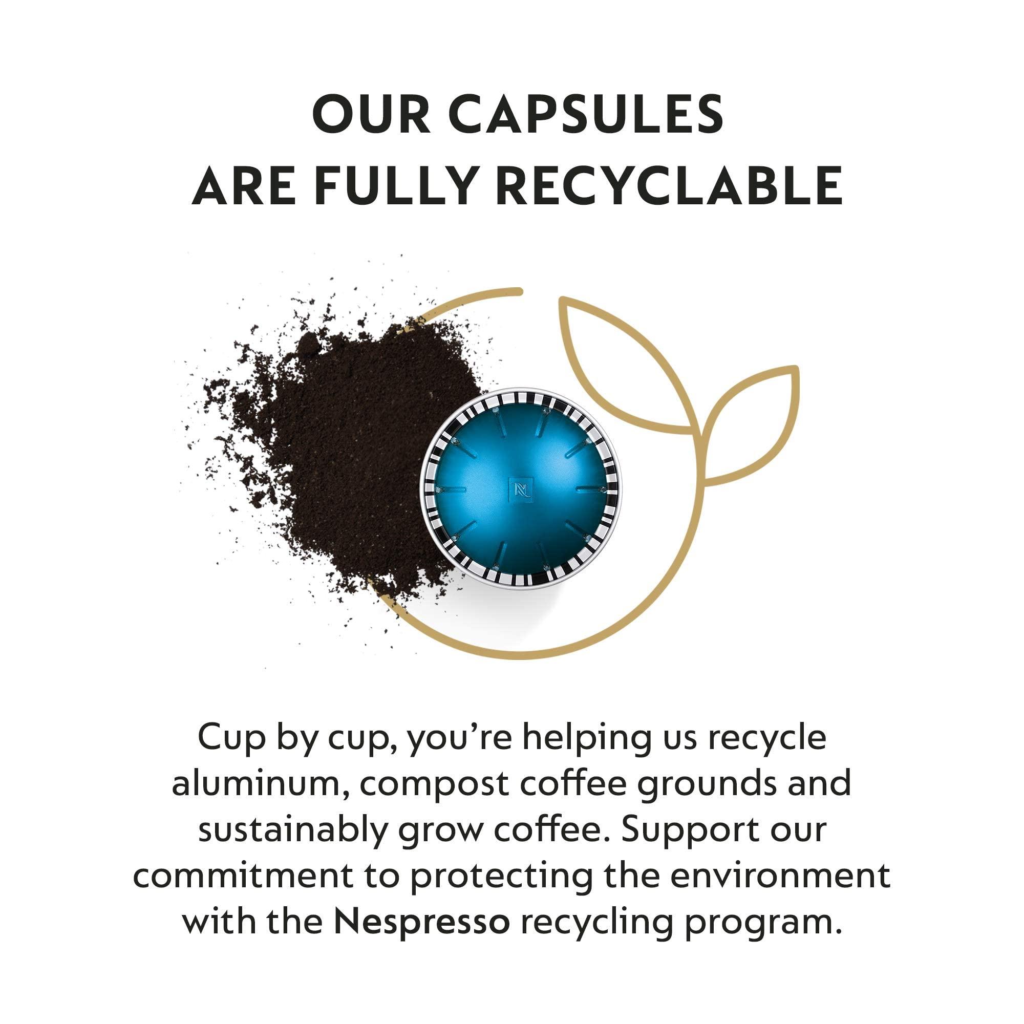 Nespresso Capsules Vertuo, Variety Pack, Medium and Dark Roast Coffee, 30 Count Coffee Pods, Brews 7.8 oz. - Image 4