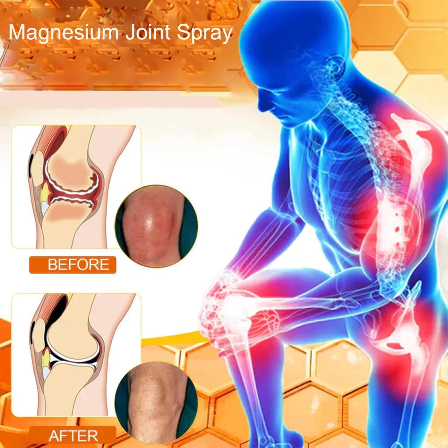 2PCS Magnesium Joint Spray, Magnesium Oil & Bee Venom JointSpray, Magnesium Oil Joint Spray for Muscle，Back, Knee, Hands, Neck，Moisturize (60ML) - Image 4