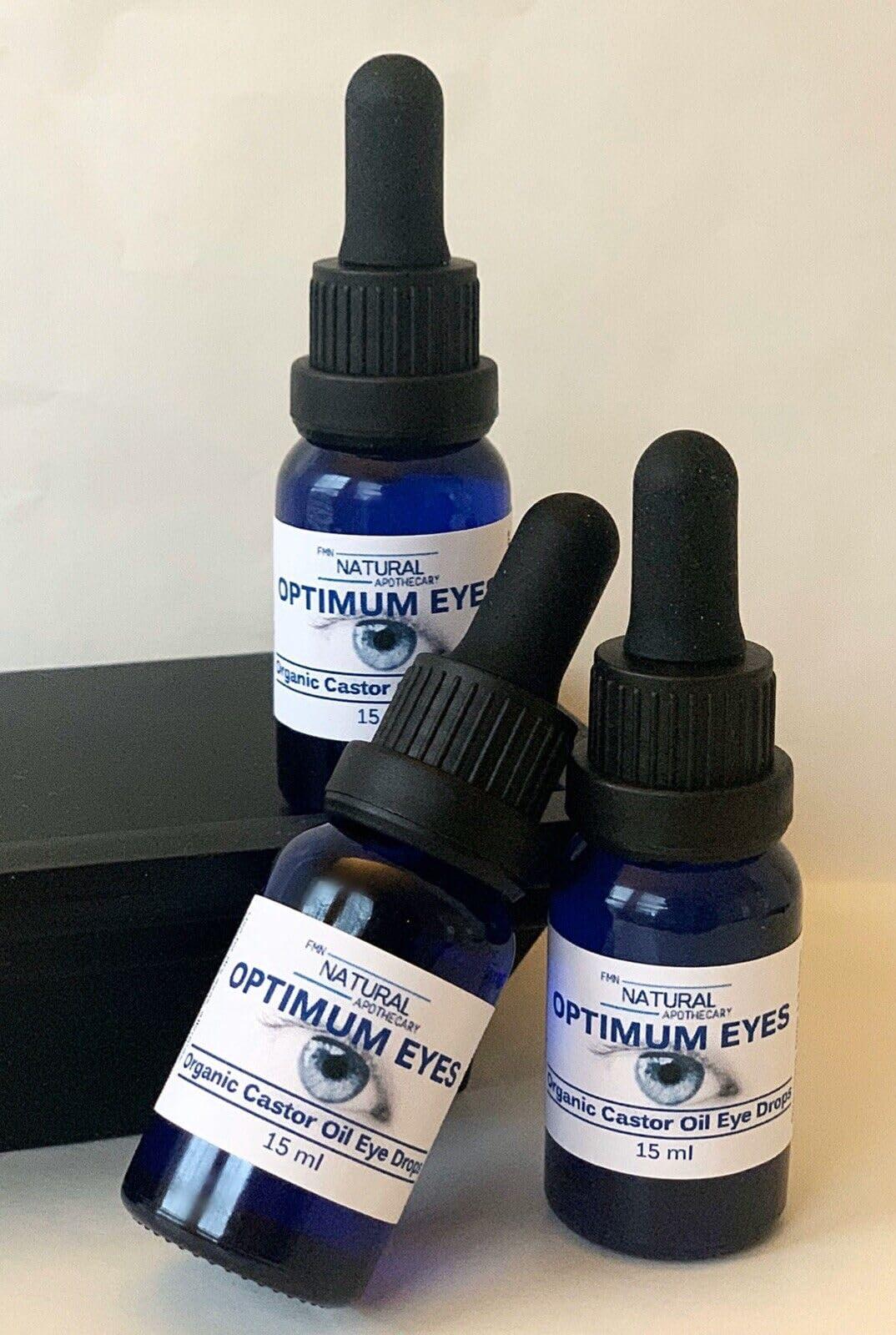 Elite FMN Natural Organic Castor Oil Eye Drops Soothing Moisturizing Eye Care for Dry Eyes Irritation and Redness 100% Pure Cold-Pressed Hexane-Free Gentle and Safe for Daily Use - Image 2