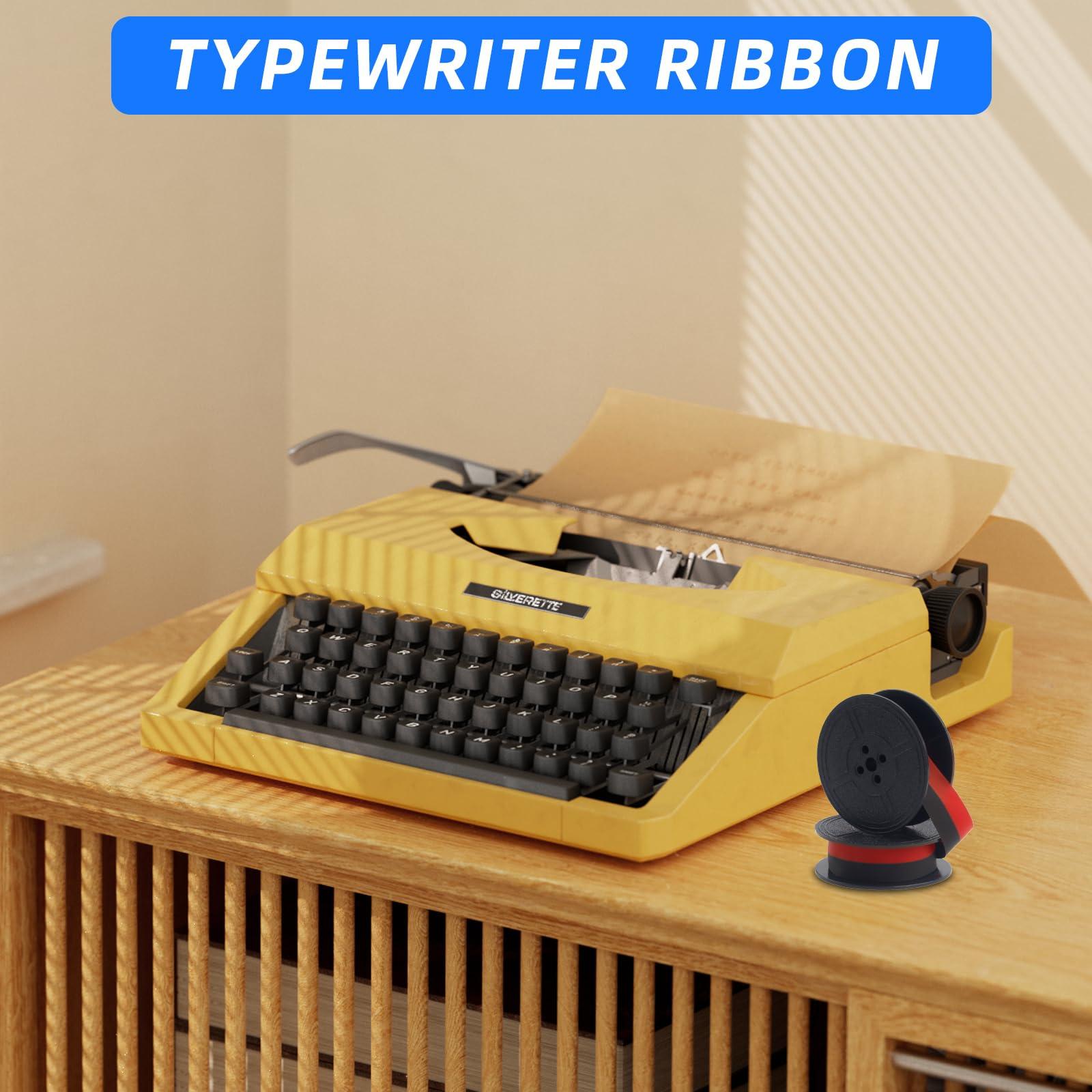2 Pack Universal Typewriter Ribbon Twin Spools - Red & Black Ink Ribbon Replacement for Vintage Manual Typewriters - Image 6