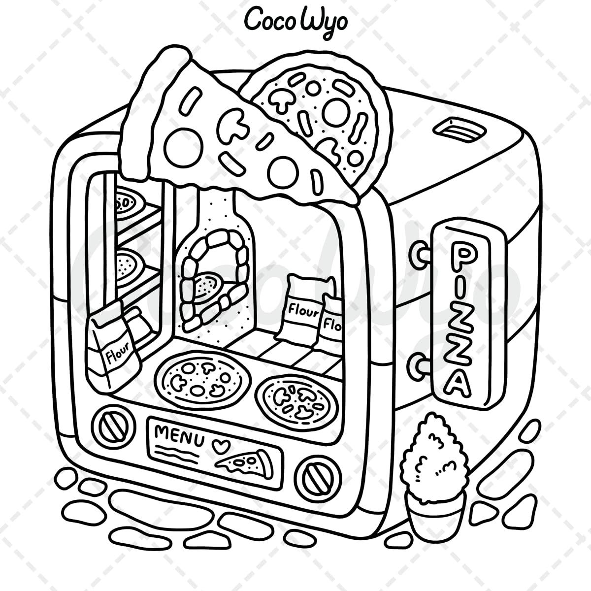 Little Corner: Coloring Book for Adults and Teens, Super Cute Designs of Cozy, Hygge Spaces for Relaxation (Cozy Spaces Coloring) - Image 5