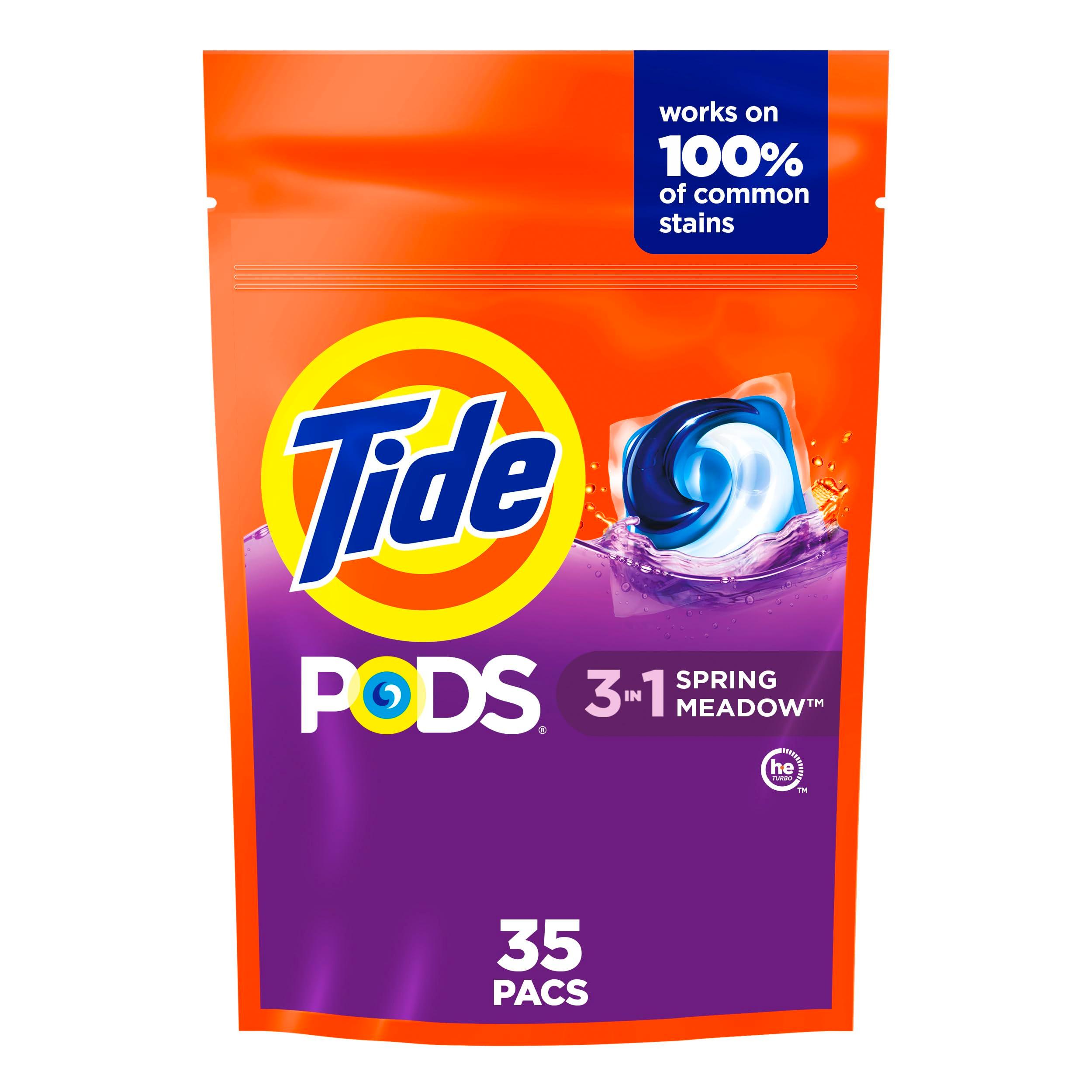 Tide Pods Laundry Detergent, Spring Meadow, 35 Count