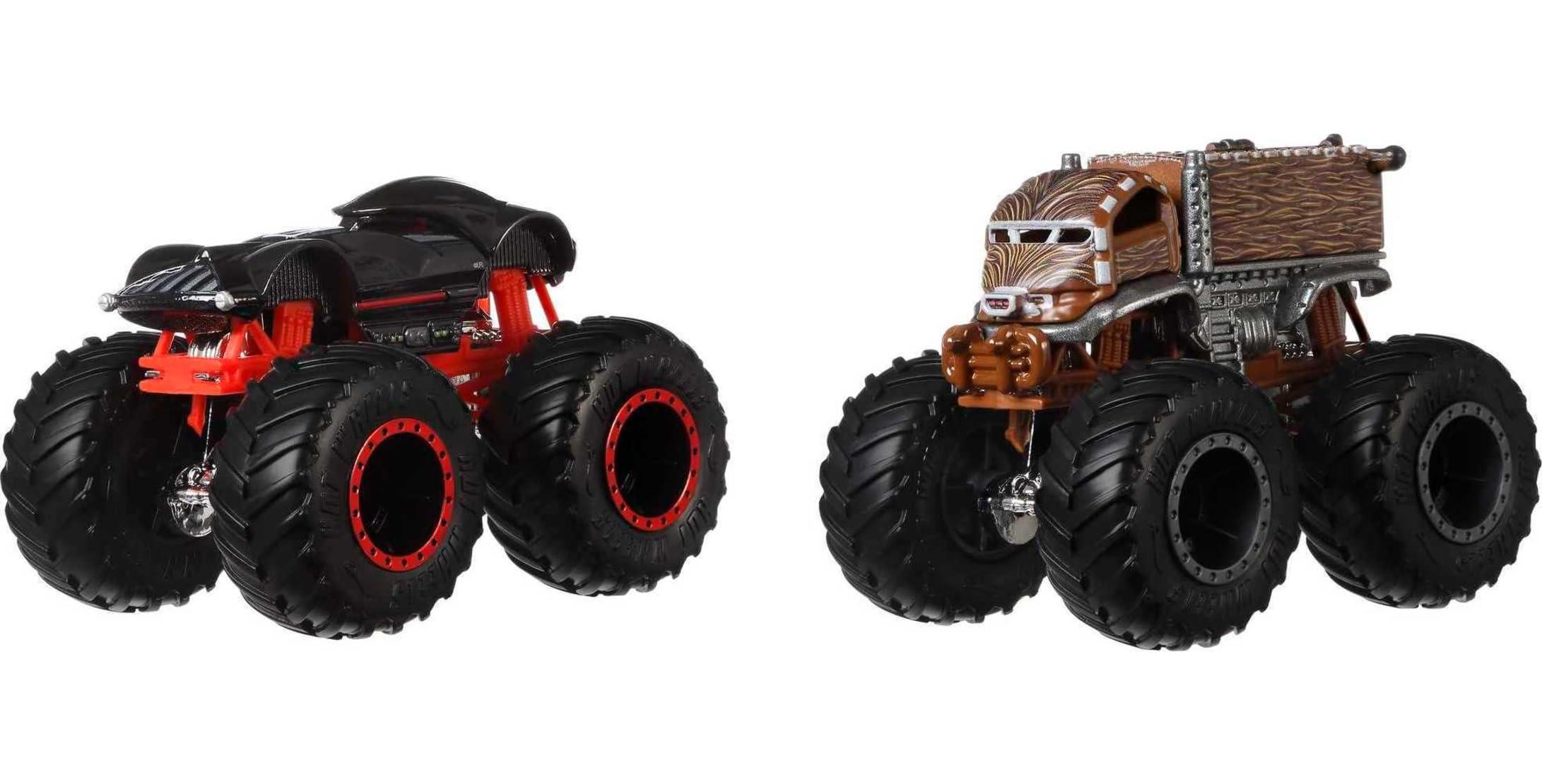 Hot Wheels Monster Trucks 2-Pack, Demolition Doubles Set of 2 Toy Vehicles in 1:64 Scale, for Kids & Collectors (Styles May Vary) - Image 7