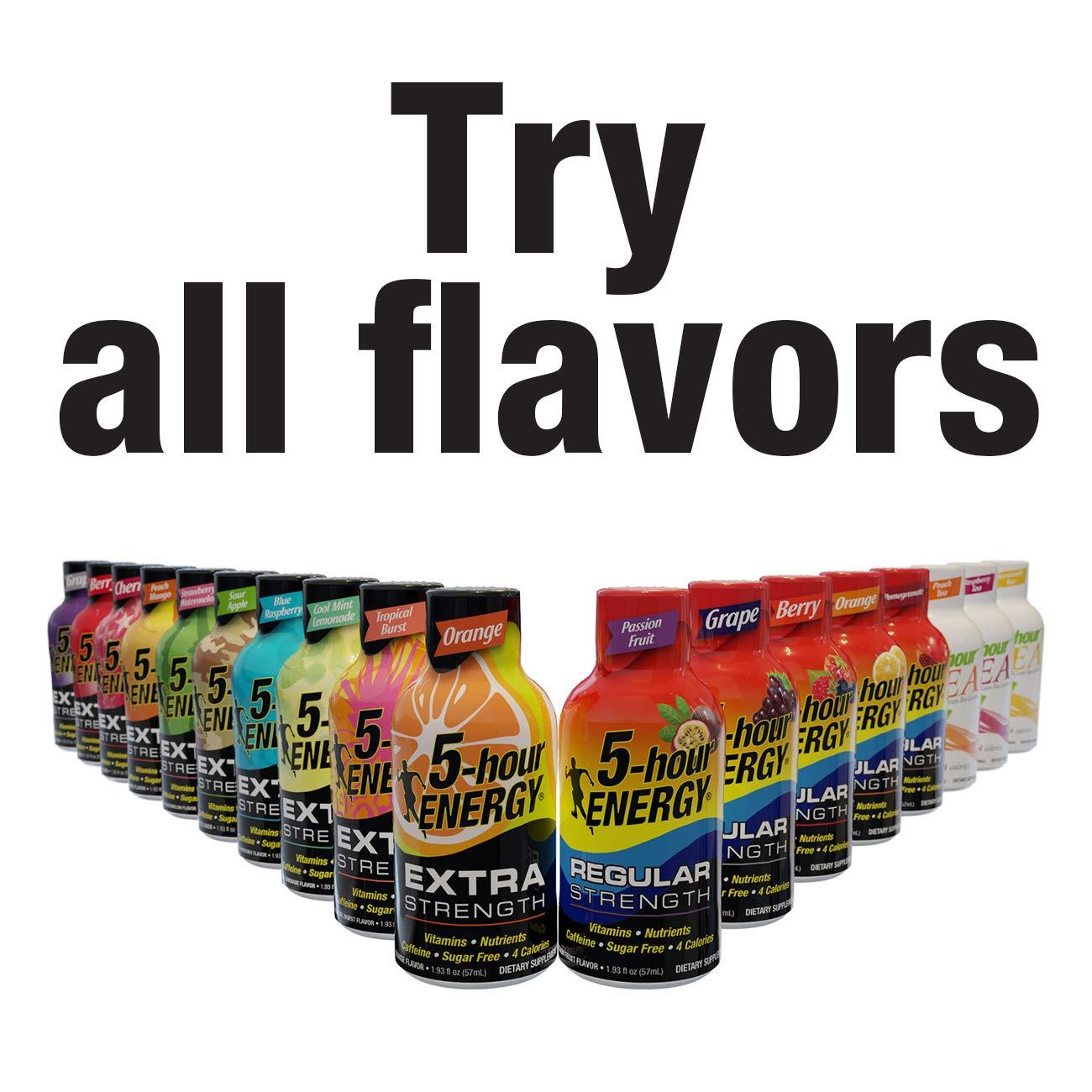 5-hour ENERGY Shot, Extra Strength Cherry, 1.93 Ounce, 12 Count - Image 7
