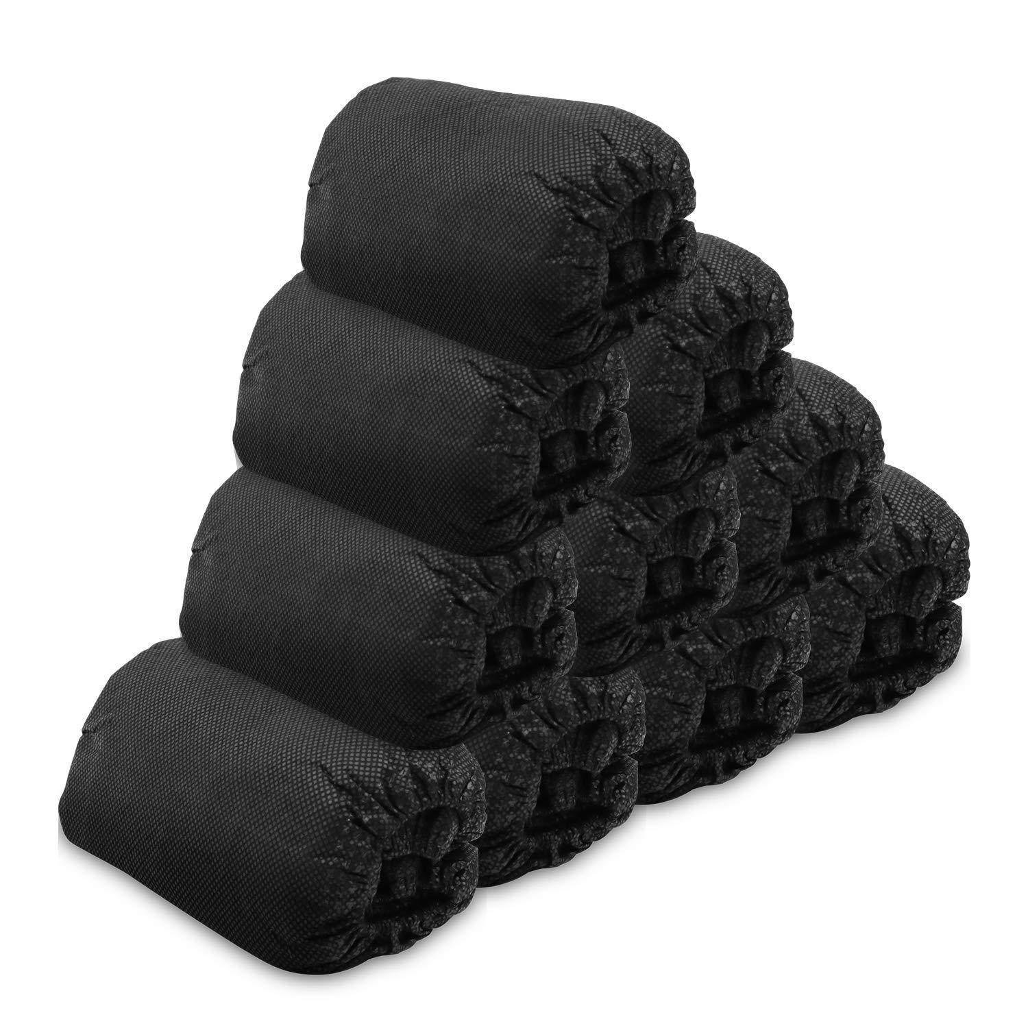 MAGIC DESIGN Professional Shoe Covers - 100 Pack | Sleek Black Disposable Boot and Shoe Booties | One Size Fits Most | Durable | Non Slip - Indoor/Outdoor (Black Color) - Image 6