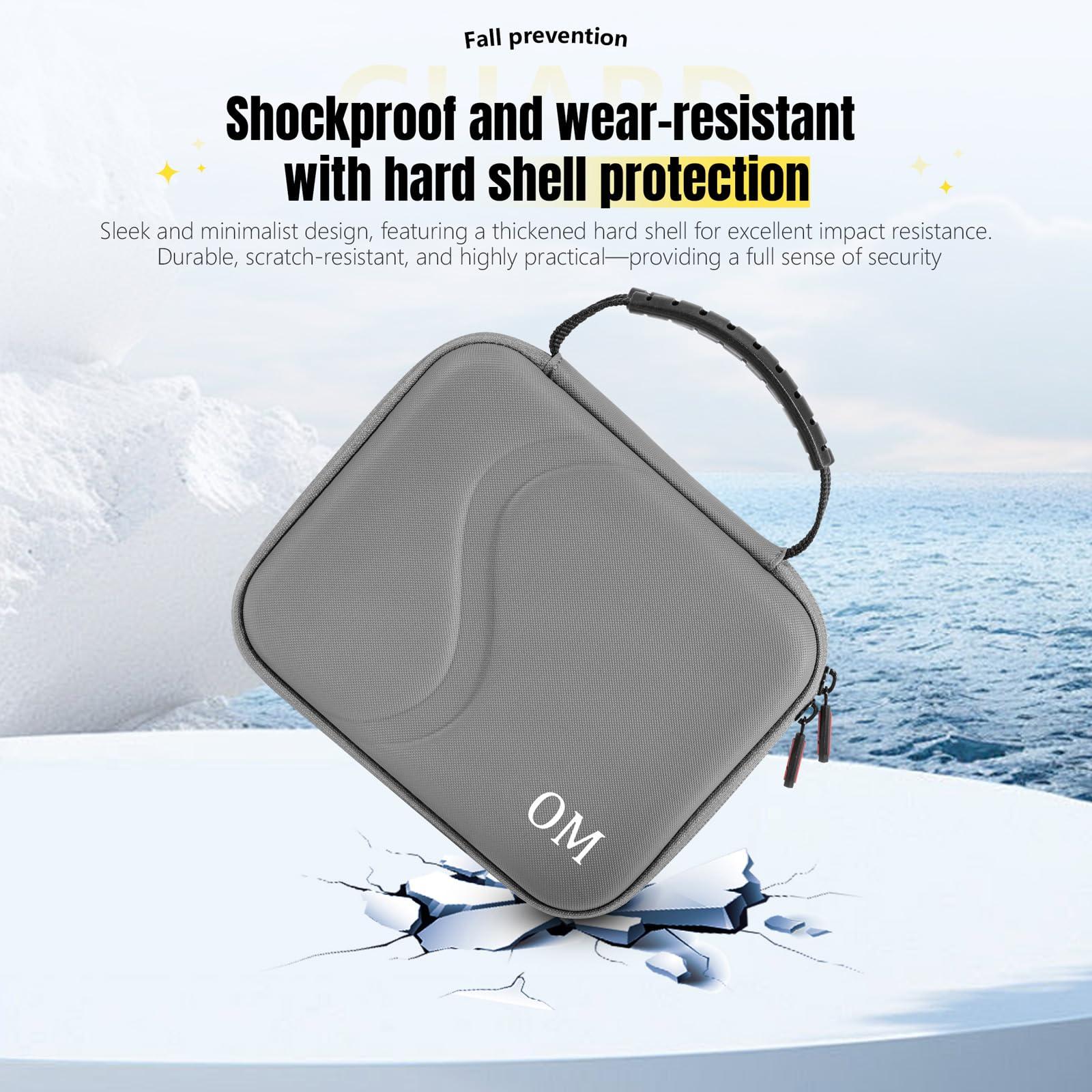Osmo Mobile 7P Case,PU Leather Portable Storage Case for DJI Osmo Mobile 7/7P Travel Shoulder Bag for DJI OM 7 Smartphone Gimbal Stabilizer Accessories - Image 6