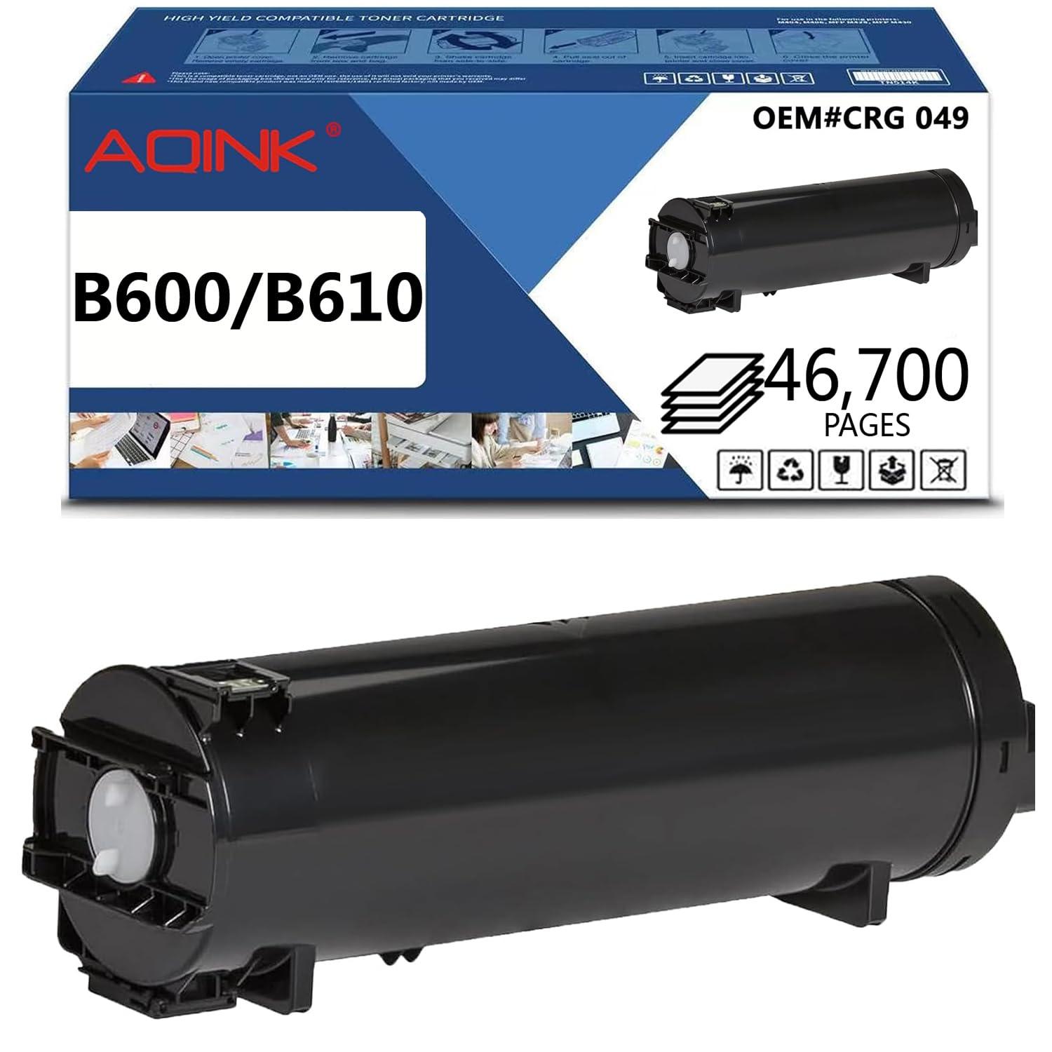 B600/B610 Toner Cartridge Extra Large Capacity Compatible with Xerox 106R03944 Work for Xerox Versalink B600，B605，B610，B615 Printer (1-Pack，46,700 Pages)