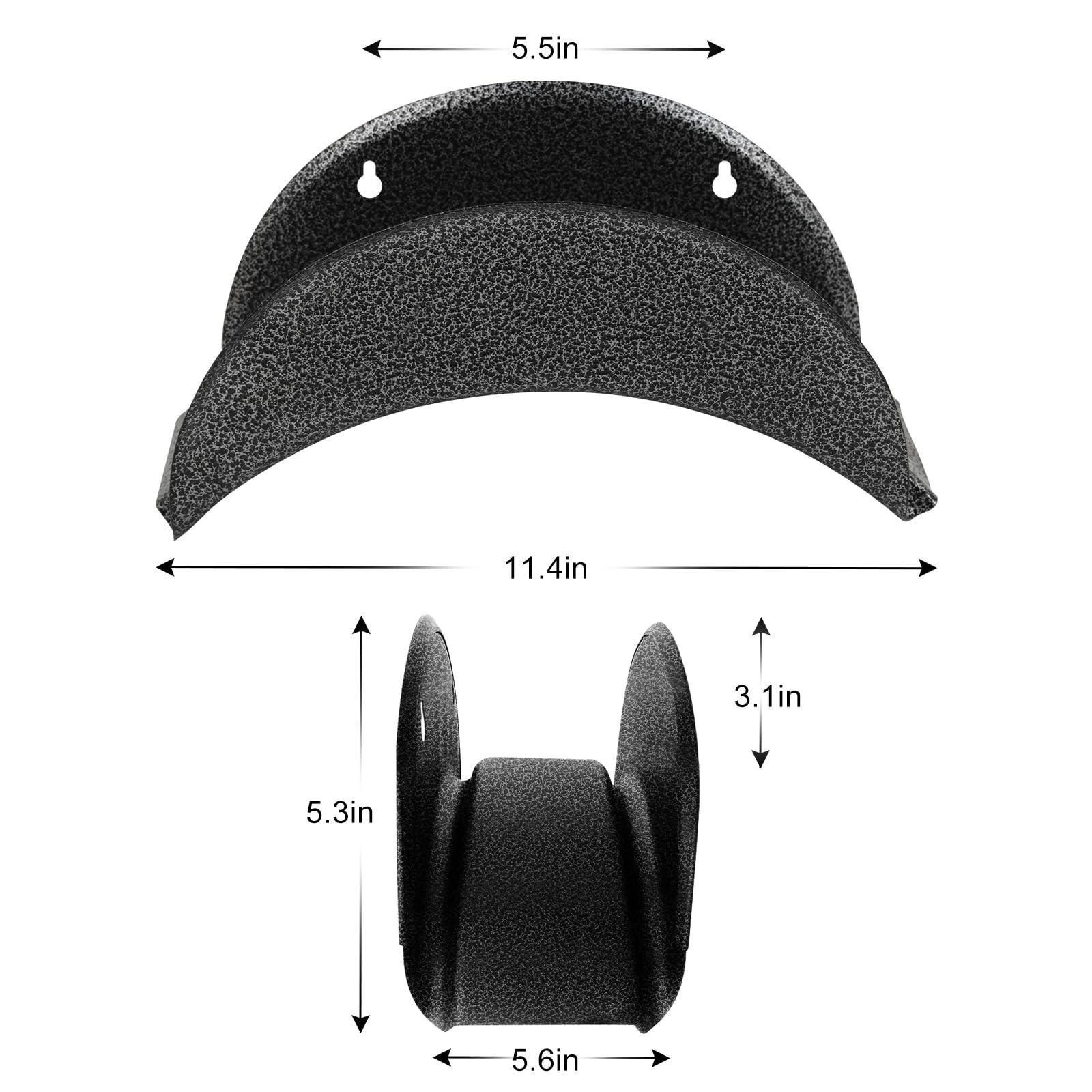 GARTOL Garden Hose Holder Heavy Duty, Wall Mount Hose Hanger for Outdoor, High Carbon Steel Water Hose Storage Organizer Rack for Outside Yard, Rust Proof - Image 3