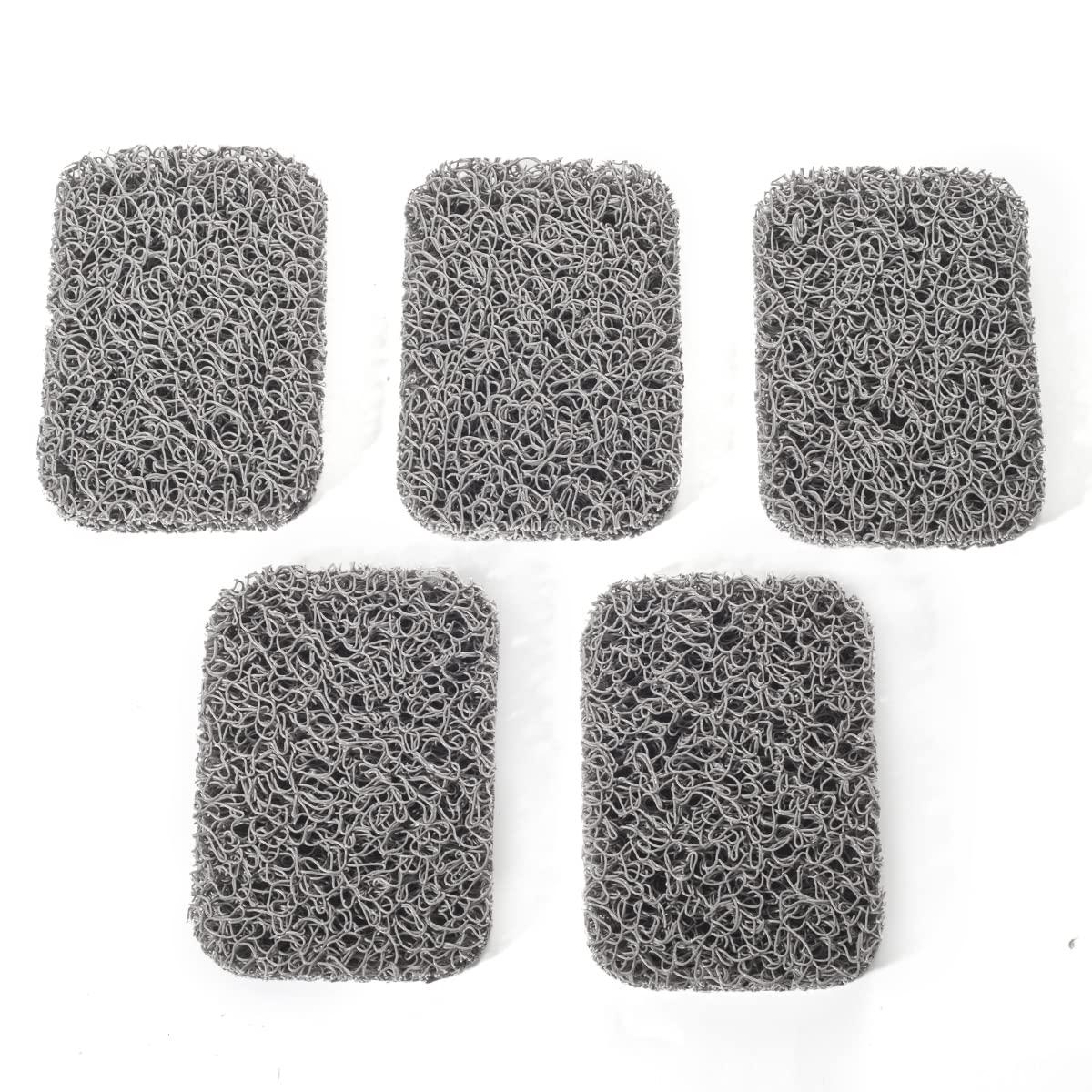 12PCS Soap Savers Pads BPA Free Soap Holder for Bar Soap Non-Slip Self Draining Soap Dish Soap Lift for Shower Kitchen Bathroom, Gray - Image 7