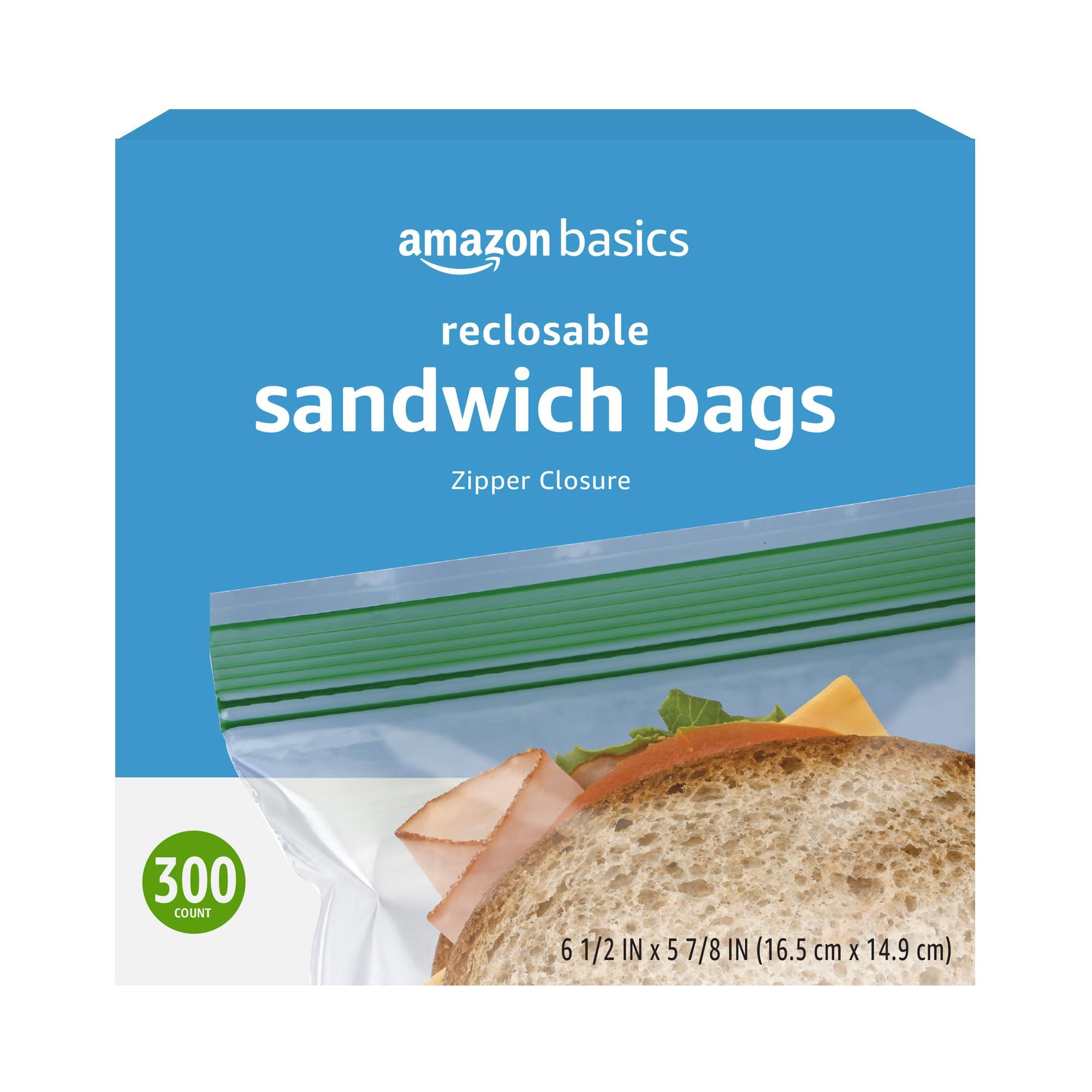 Amazon Basics Sandwich Storage Bags, 300 Count (Previously Solimo) - Image 5