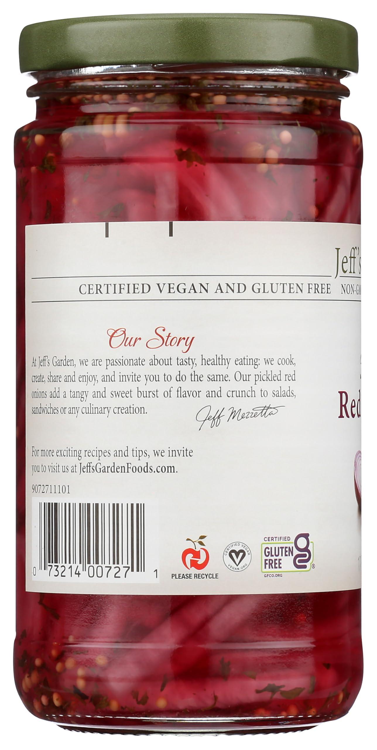 Jeff's Garden Pickled Red Onions, 12 FZ - Image 5