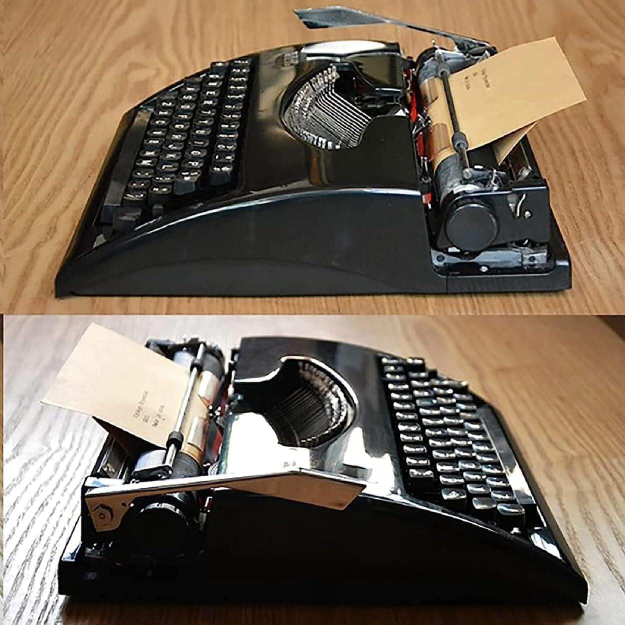 Vintage Manual Typewriter - Portable Classic Writing Tool for Creative Writing, Notes & Letters for Literary Enthusiasts and Nostalgia Lovers - Image 4