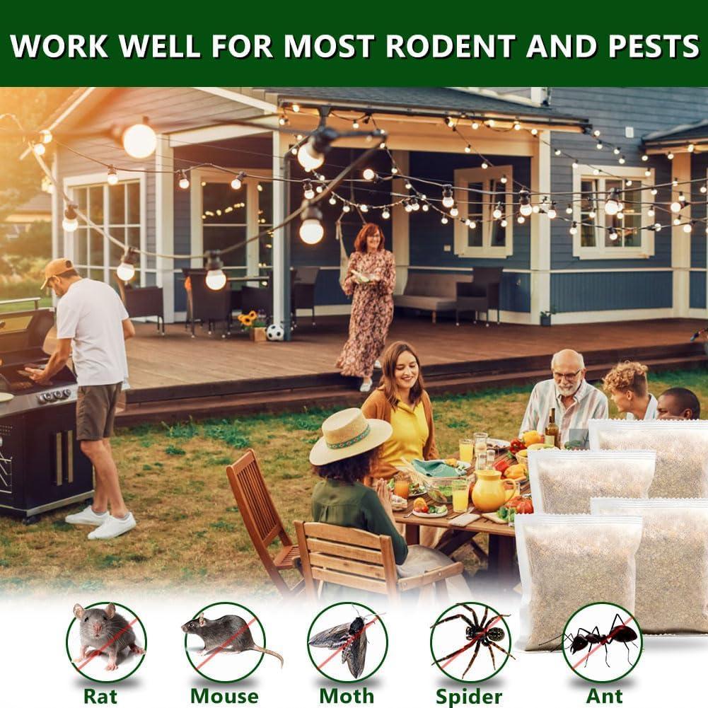 Mouse Repellent Pouches, Mice Repellent Indoor, Rat Repellent for House, Extra-Strength Peppermint to Repel Mice Squirrel and Rats, Mouse Deterrent Outdoor, Keep Mice Out of Camper-10P - Image 4