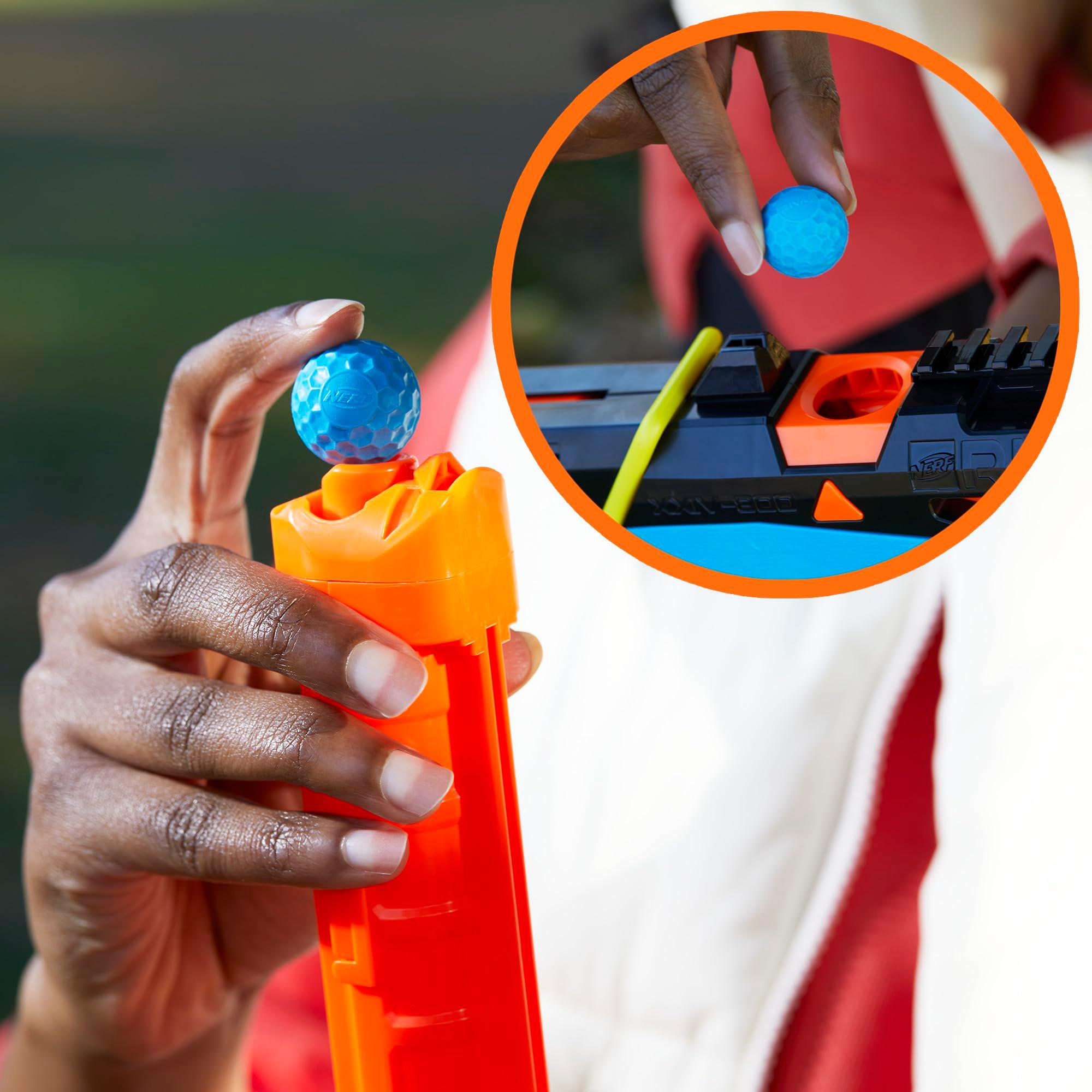 Nerf Rival Mirage XXIV-800 Blaster, 10 Nerf Rival Accu-Rounds, 2 Ways to Load, 8 Round Removable Magazine, Pump Action Priming, Gifts for Teens - Image 2