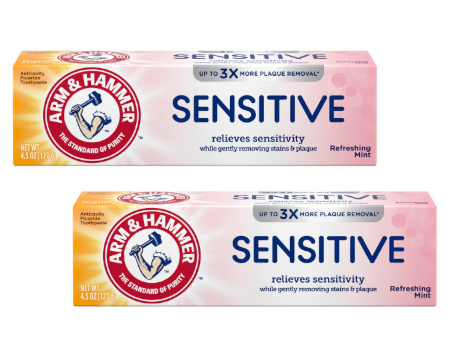 ARM & HAMMER Sensitive Teeth & Gums Toothpaste 4.5 oz (Pack of 2) - Image 1