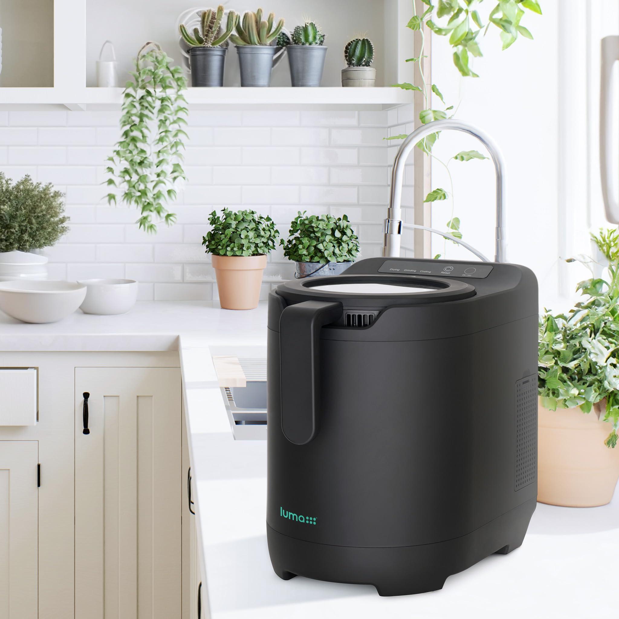 Luma Electric Kitchen Composter, 2.5L Capacity Odorless Countertop Compost Bin with Lid Clear-View Window, Smart Trash Can for Food Disposal, Turn Food Waste into Nutrient-Rich Plant Food - Image 2
