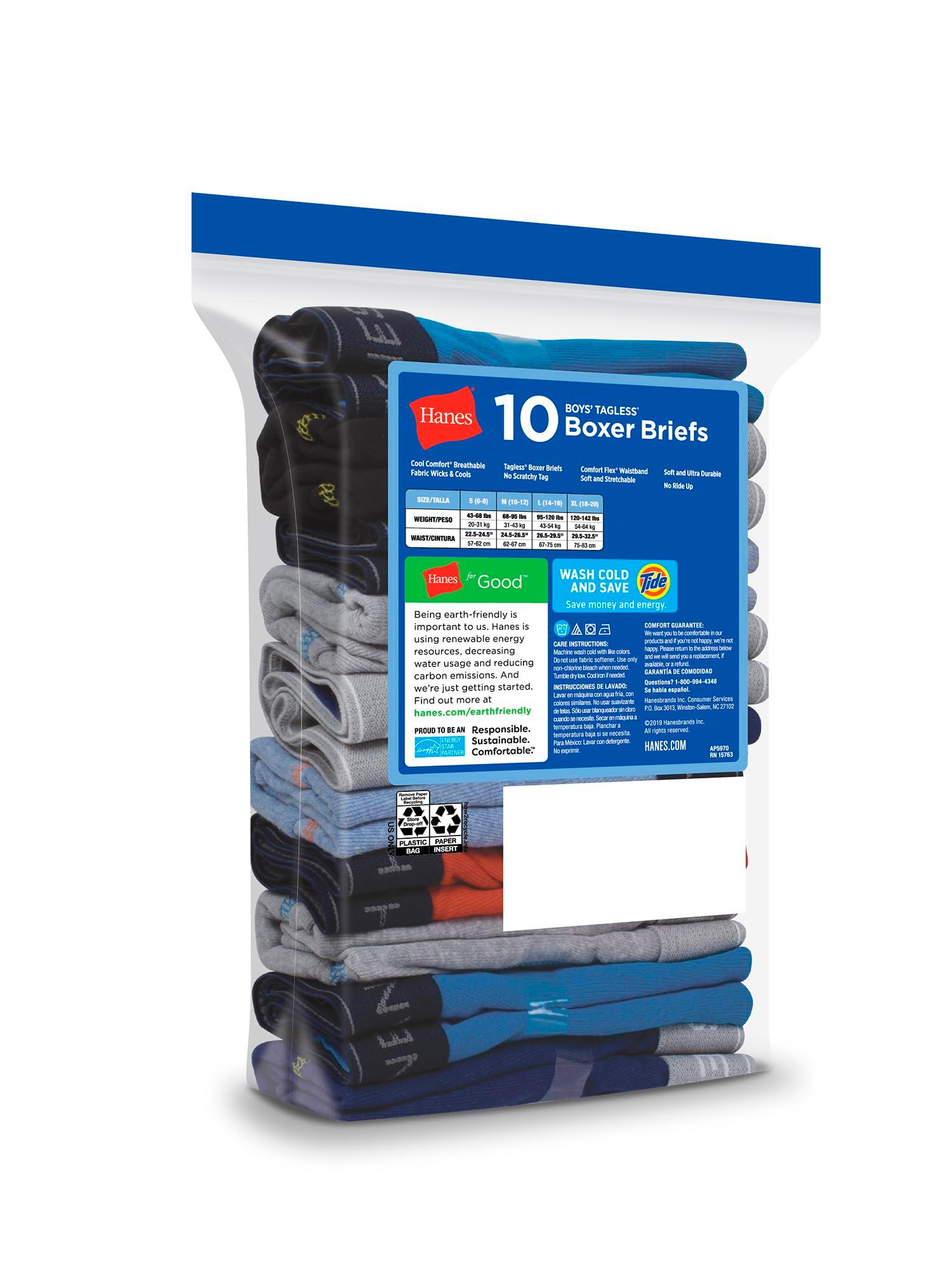 Hanes Boys' and Toddler Underwear, Comfort Flex and ComfortSoft Boxer Briefs, Multiple Packs Available - Image 5
