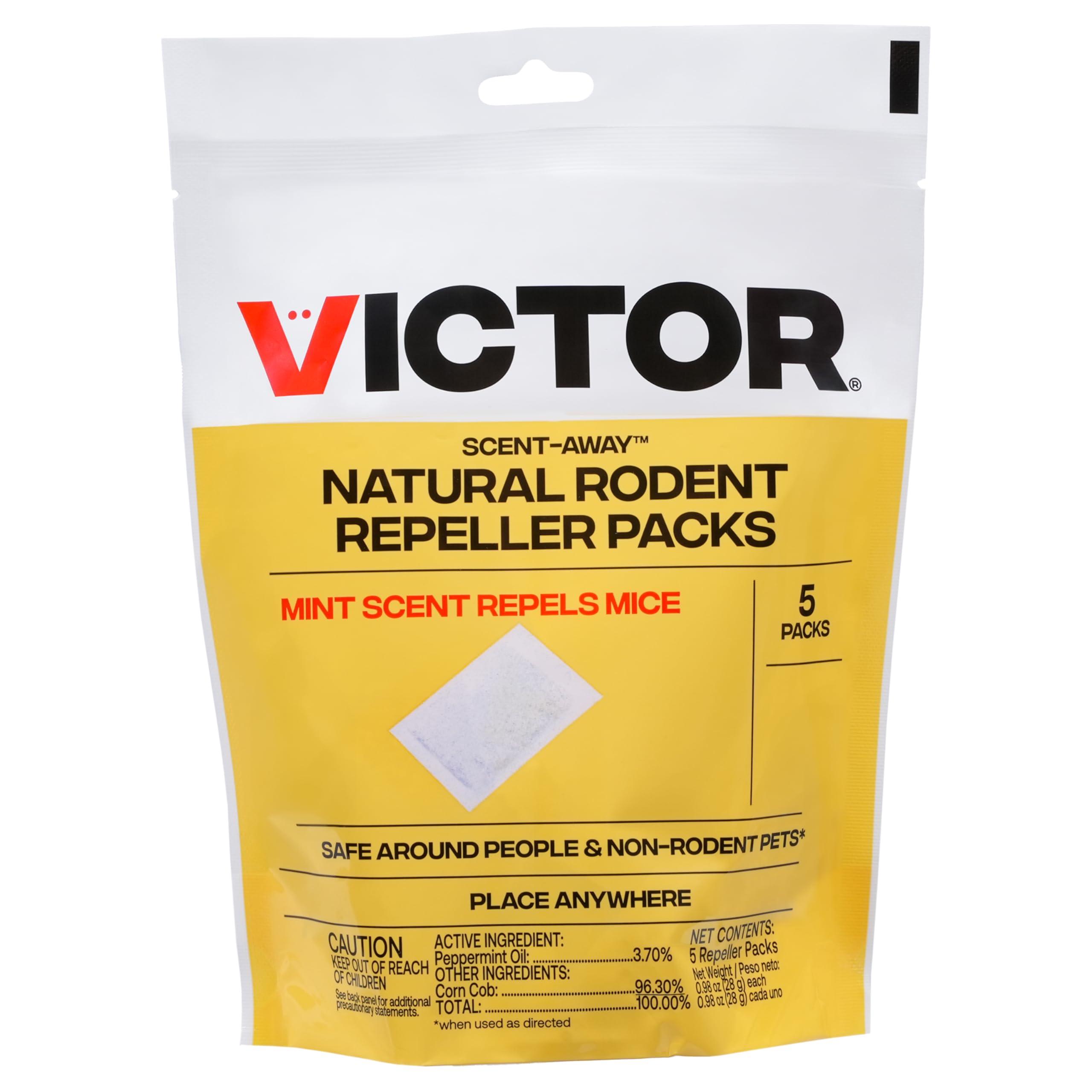 Victor M805 Scent-Away Natural Rodent Repeller – Peppermint Oil Mouse and Rat Repellent – 5 High-Strength Rodent Repelling Sachets Included - Image 11