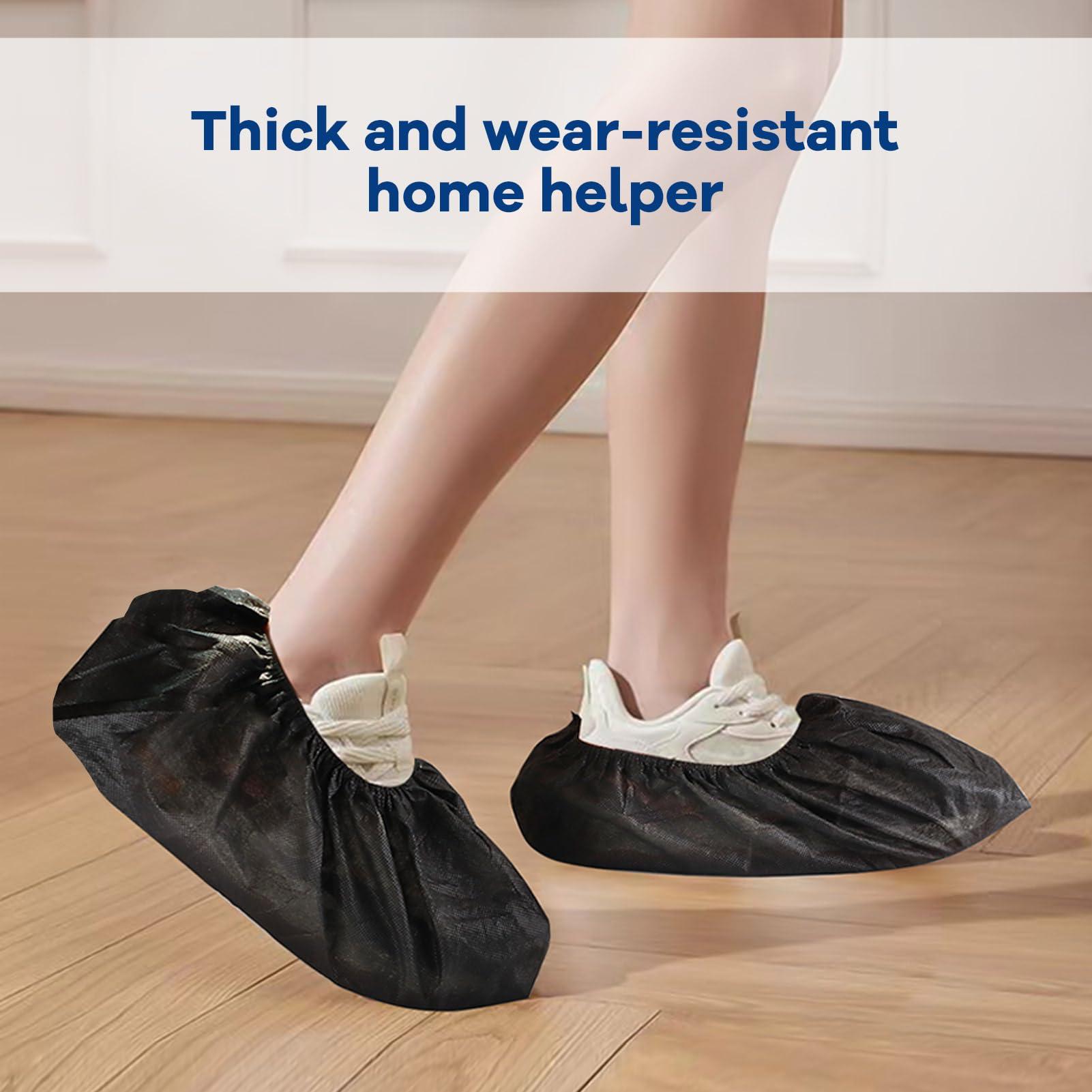 1000 Pack Shoe Covers Disposable Non Slip Shoe Booties Covers X-Large Durable Shoe & Boot Covers Premium Non-Woven Fabric Boot Covers for Indoors Booties Shoes Protectors Coverings(500 Pairs) - Image 8