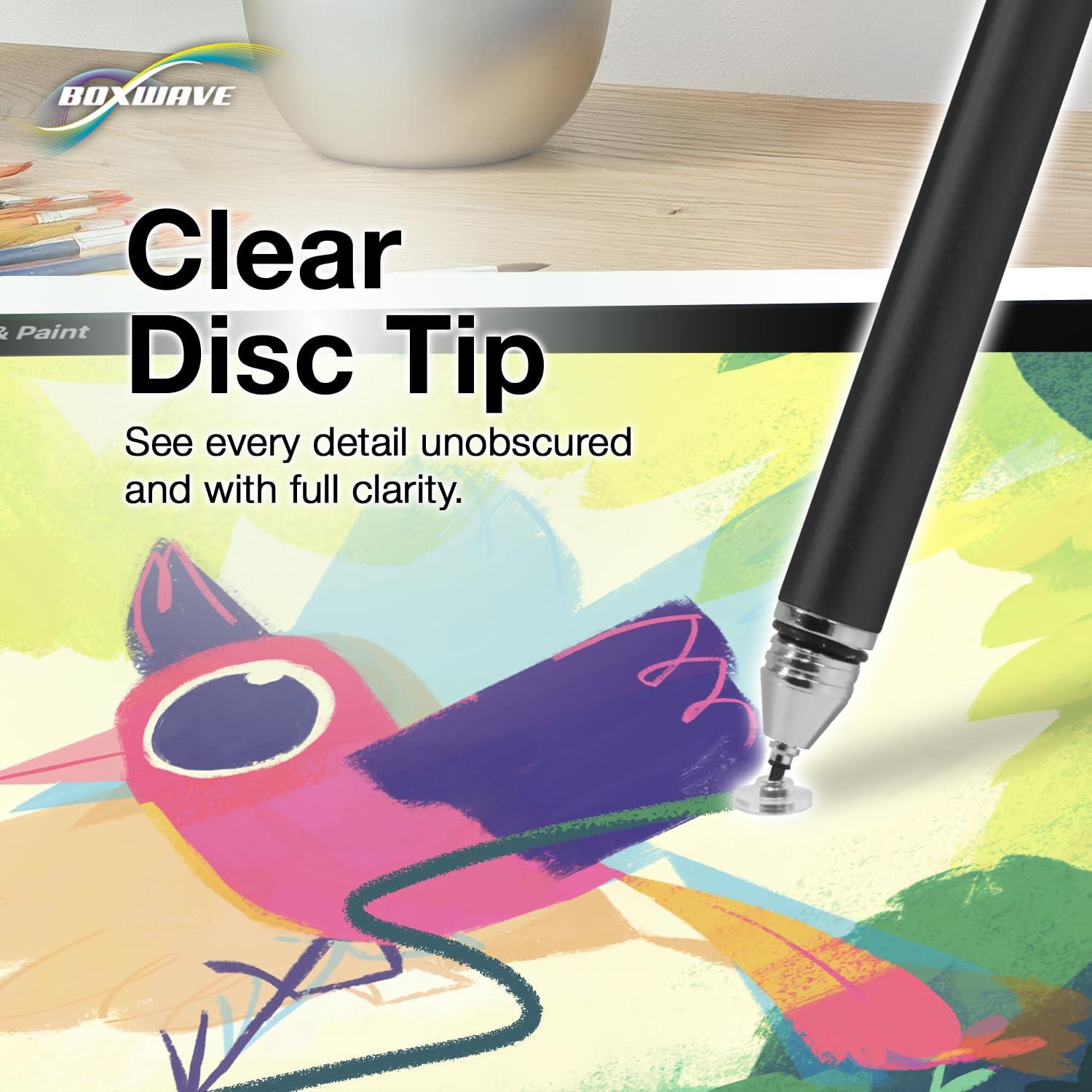 BoxWave Stylus Pen Compatible with Simbans PicassoTab X (10.1 in) - FineTouch Capacitive Stylus, Super Precise Stylus Pen - Jet Black - Image 5