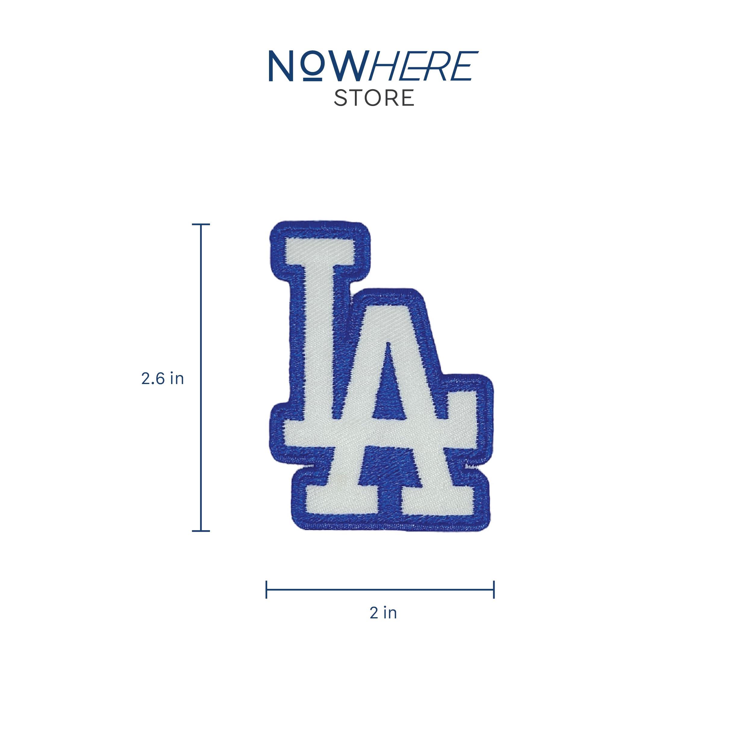 Generic NH LA Los Angeles Iron On Patches - Embroidery Applique Patches for Decoration, 2x2.6 inches, Blue - Image 2