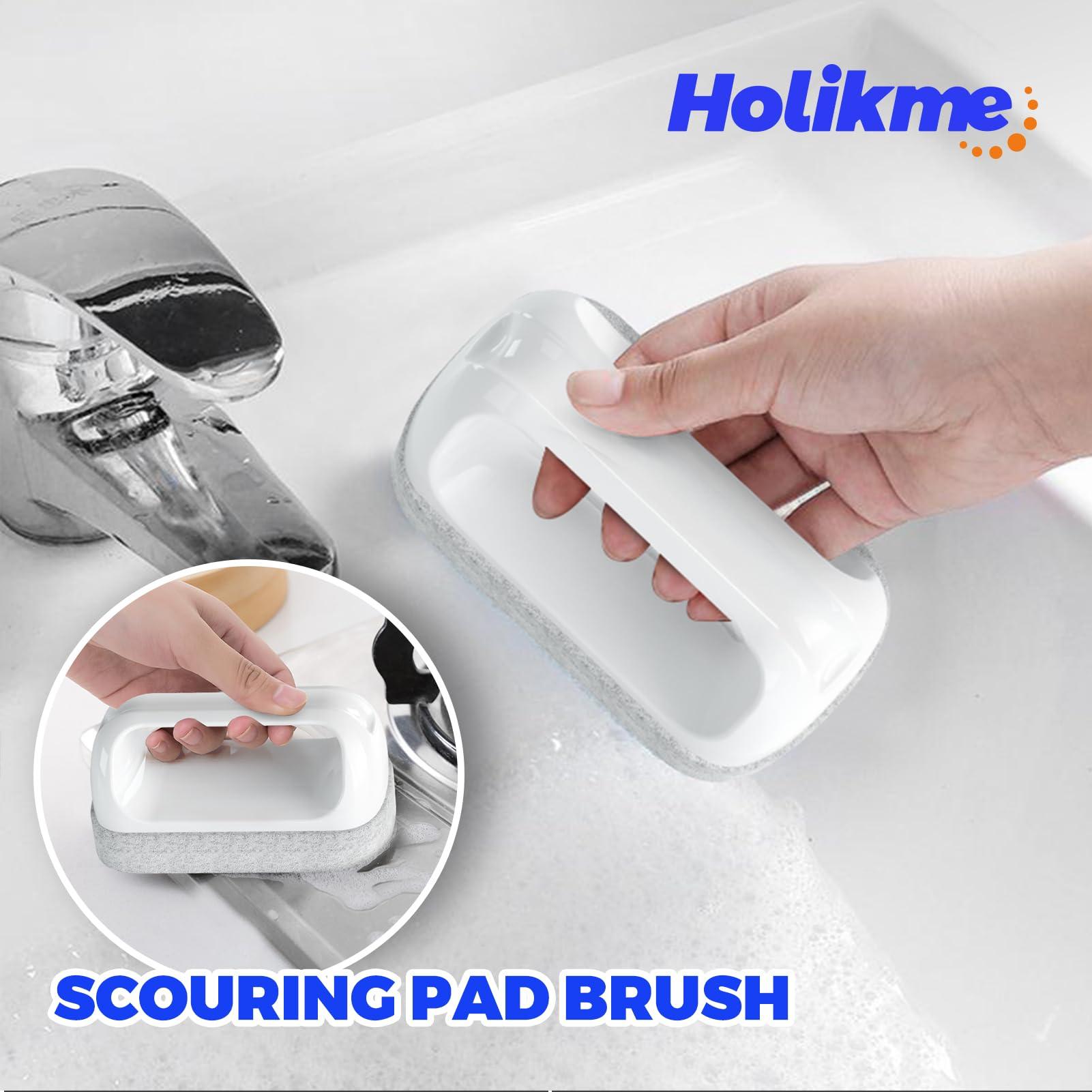 Holikme 5Pack Kitchen Cleaning Brush, Green - Image 5