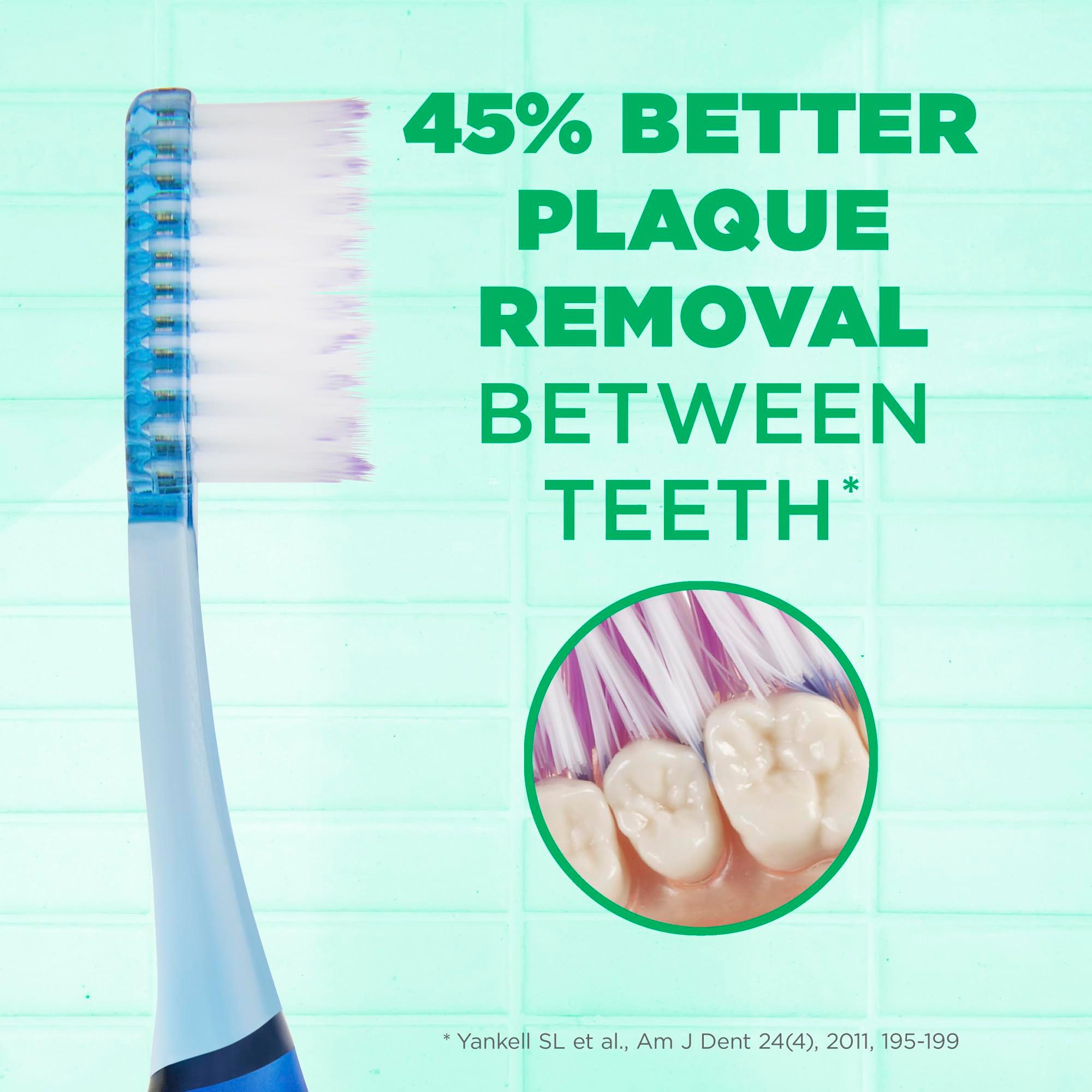 GUM Technique Deep Clean Toothbrush - Full Head - Soft Toothbrushes for Adults -Soft, Ultra Fine Tapered Bristles, Recommended by Dental Professionals, 2 Count - Image 3