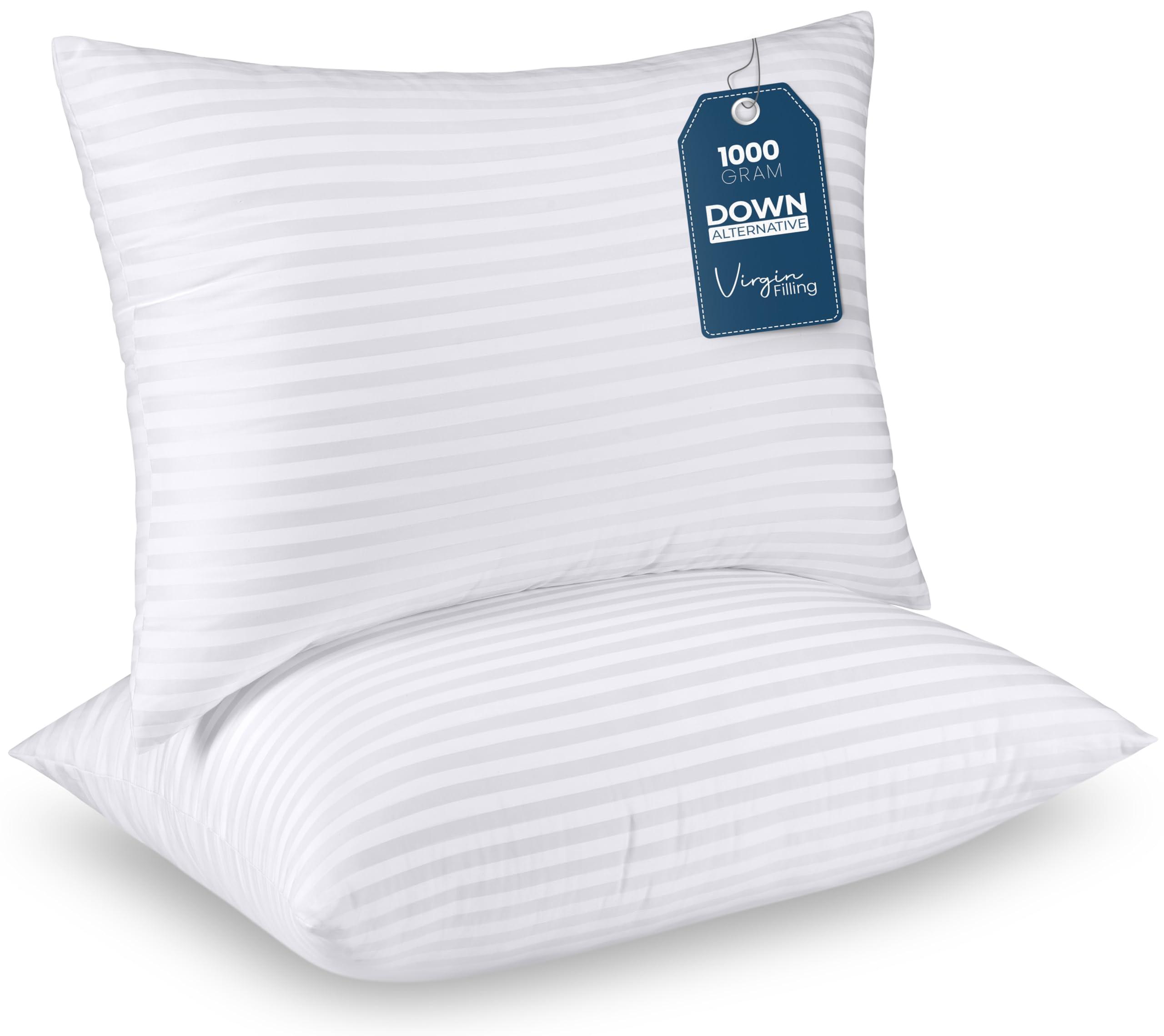 Utopia Bedding Pillows Queen Size Set of 2 (White),Hotel Pillows, Cooling Pillow for Side, Back or Stomach Sleepers