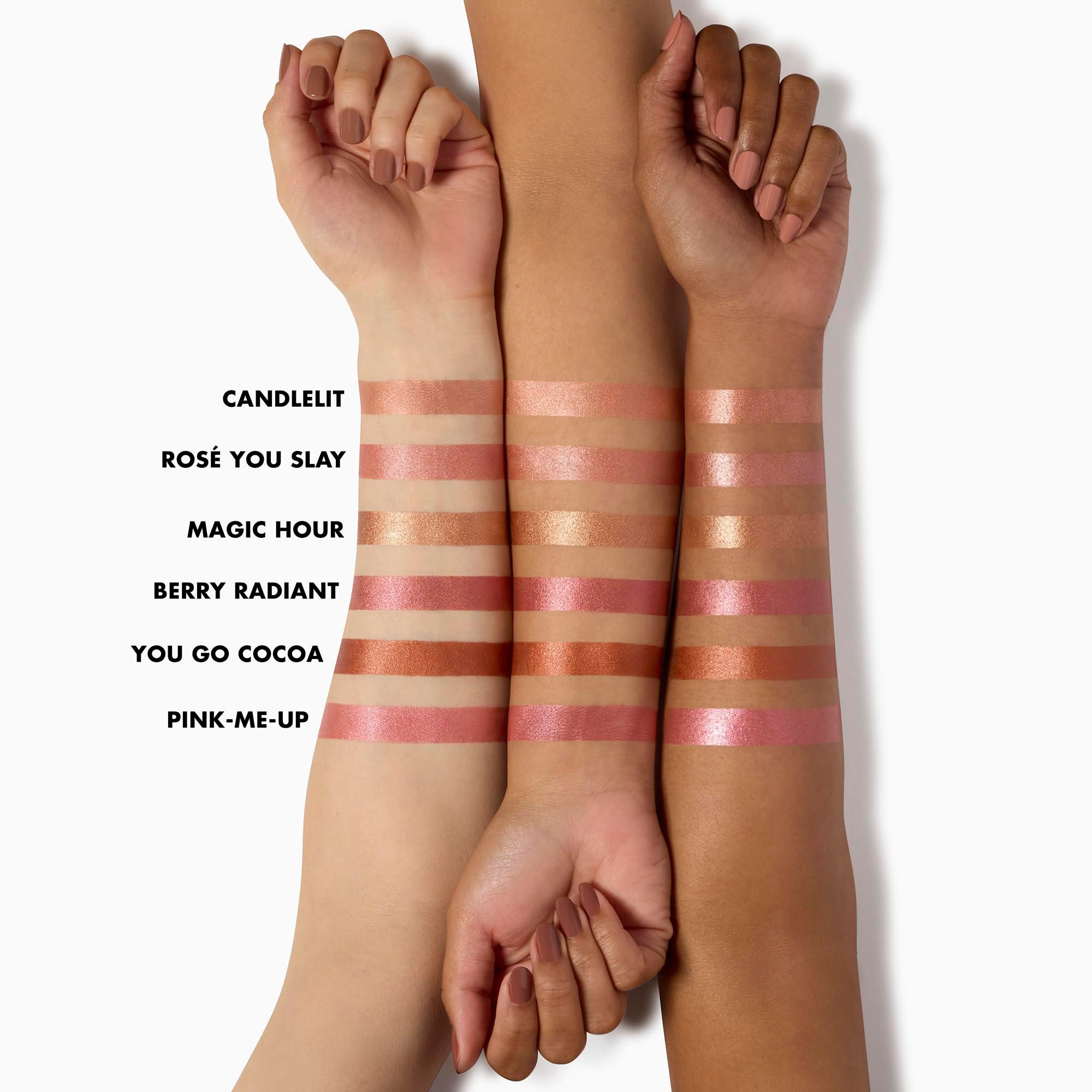 e.l.f. Halo Glow Blush Beauty Wand, Liquid Blush Wand For Radiant, Flushed Cheeks, Infused With Squalane, Vegan & Cruelty-free, Rosé You Slay - Image 3
