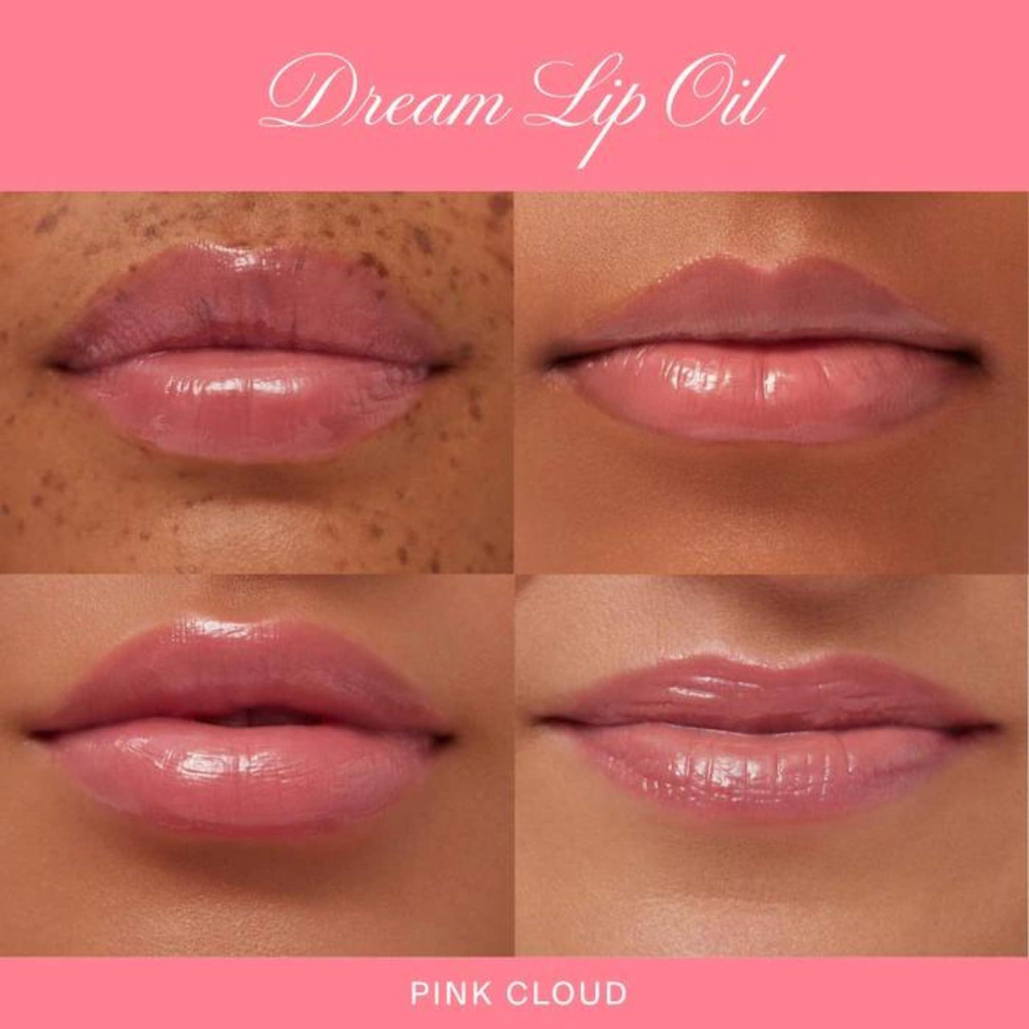 Summer Fridays Dream Lip Oil - Tinted Lip Oil with Moisturizing Sheer Coverage, High-Shine and Deep Hydration - Non-Sticky Formula for Long-Lasting Softness - Pink Cloud (0.15 Oz) - Image 4