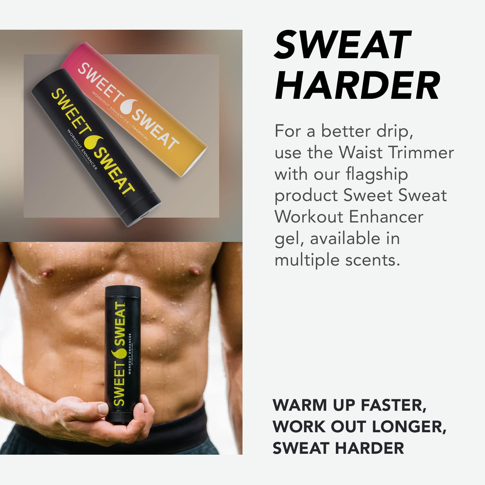 Sports Research® Sweet Sweat Waist Trimmer - Premium Sweat Enhancing Fitness Belt for Women & Men - 5 Adjustable Sizes - Image 3