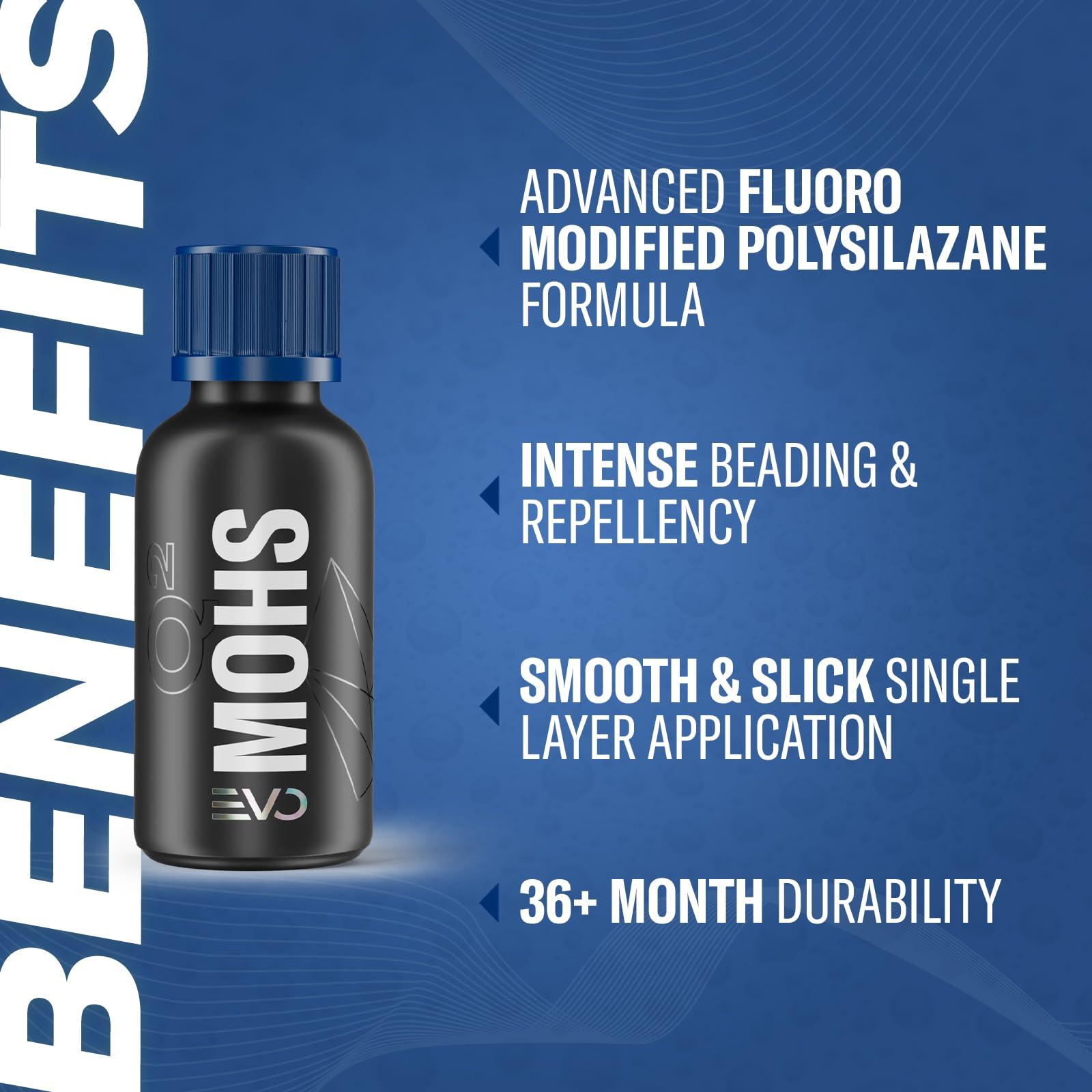 GYEON MOHS EVO 50 ml Ceramic Coating for Cars | The Ultimate DIY Ceramic Coating | Extremely Slick and Easy to Apply | 3-5 Years Durability - Image 2