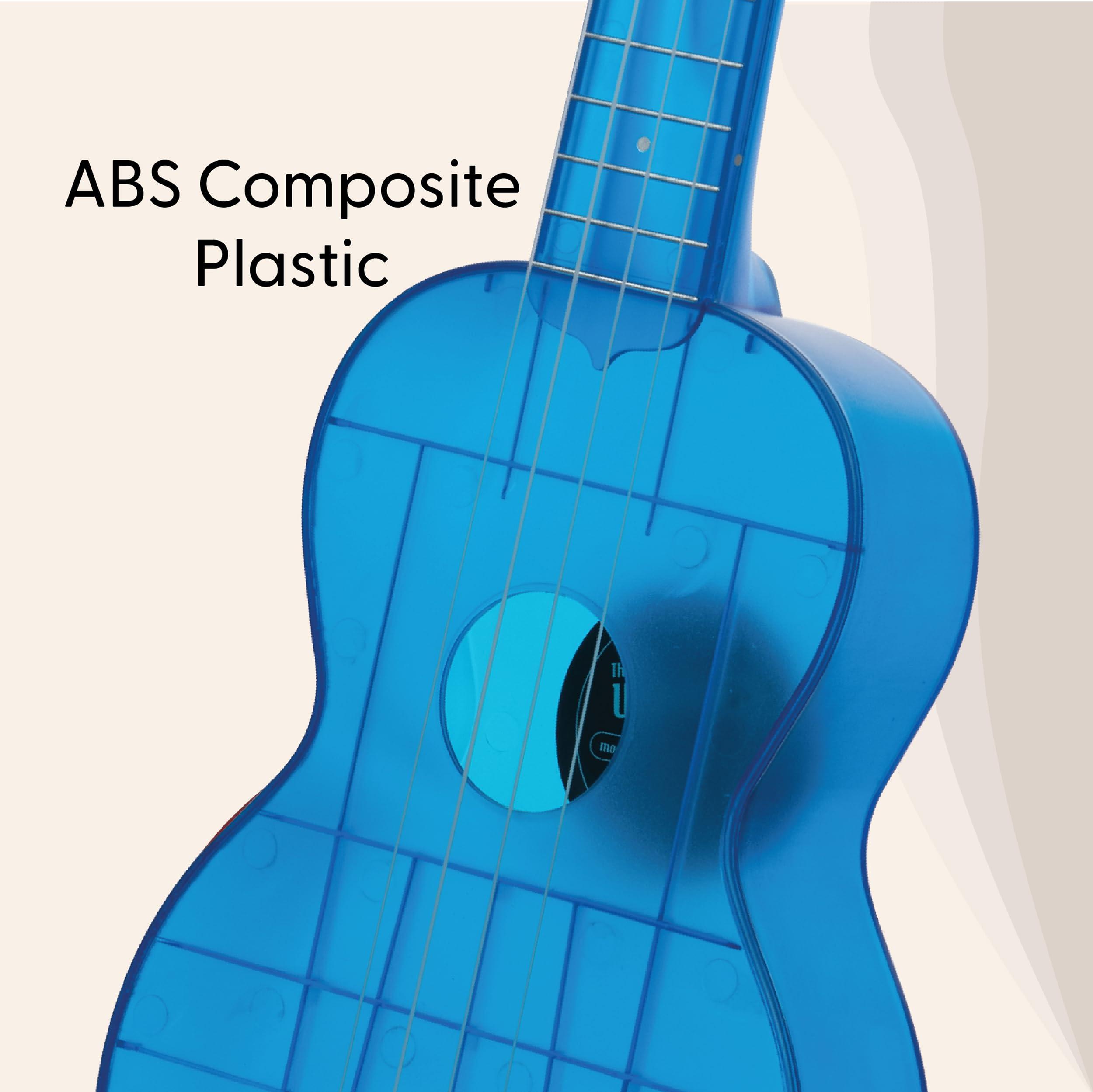 Kala Brand Music Co. The Waterman Sea Glass Collection, 4-String Ukulele, Right, Cobalt Blue, Soprano (KA-WMT-BL-S) - Image 3
